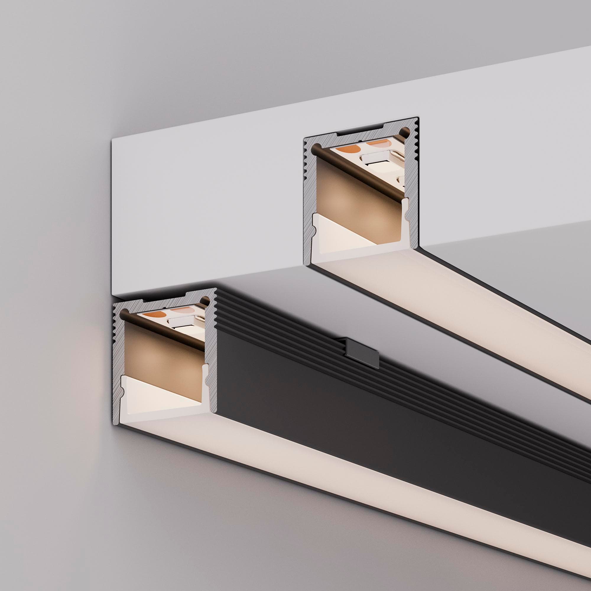 Профиль SL-SLIM20-H20-2000 BLACK (Arlight, Алюминий) 047632 — фото 7