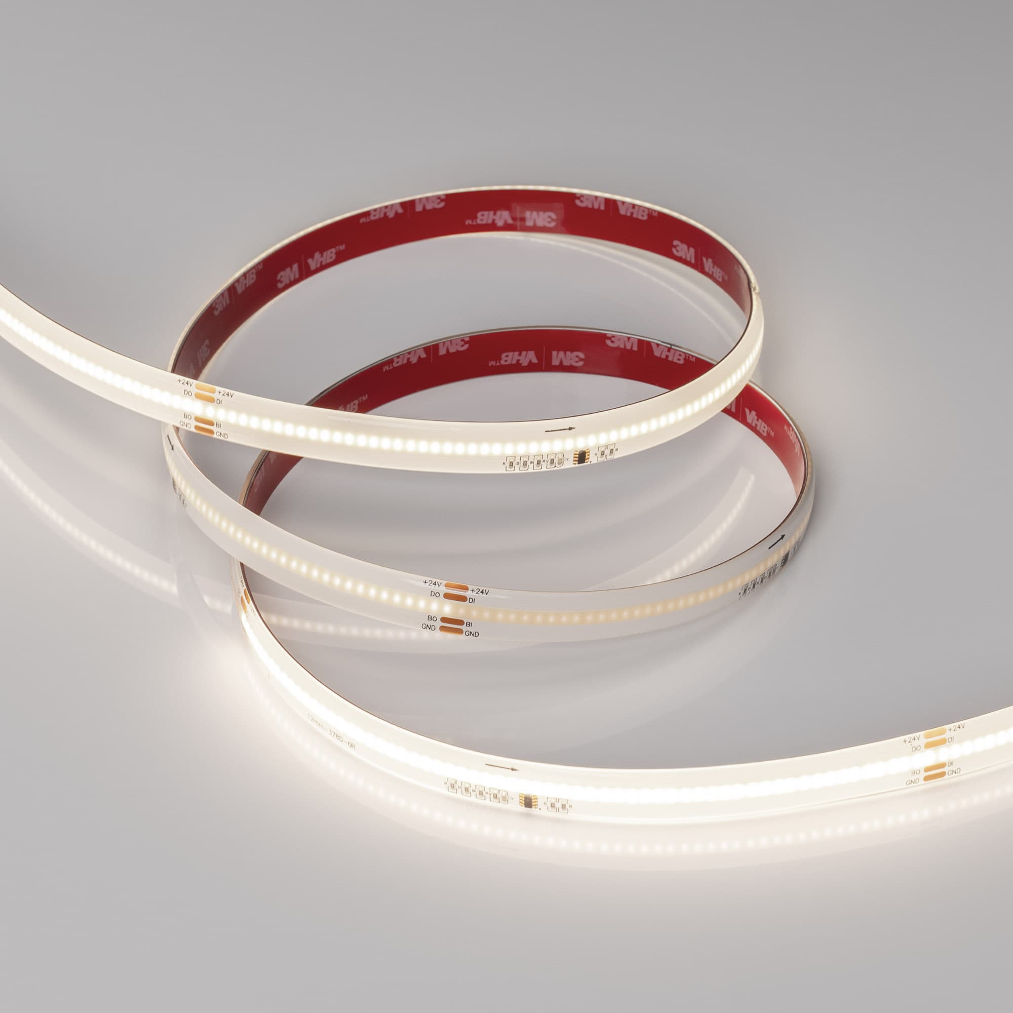 Светодиодная лента герметичная SPI-COB-SE-X378-12mm 24V Day4000-PX63-BPT (7 W/m, IP65, 5m) (Arlight, бегущий огонь) 041388 — фото 2