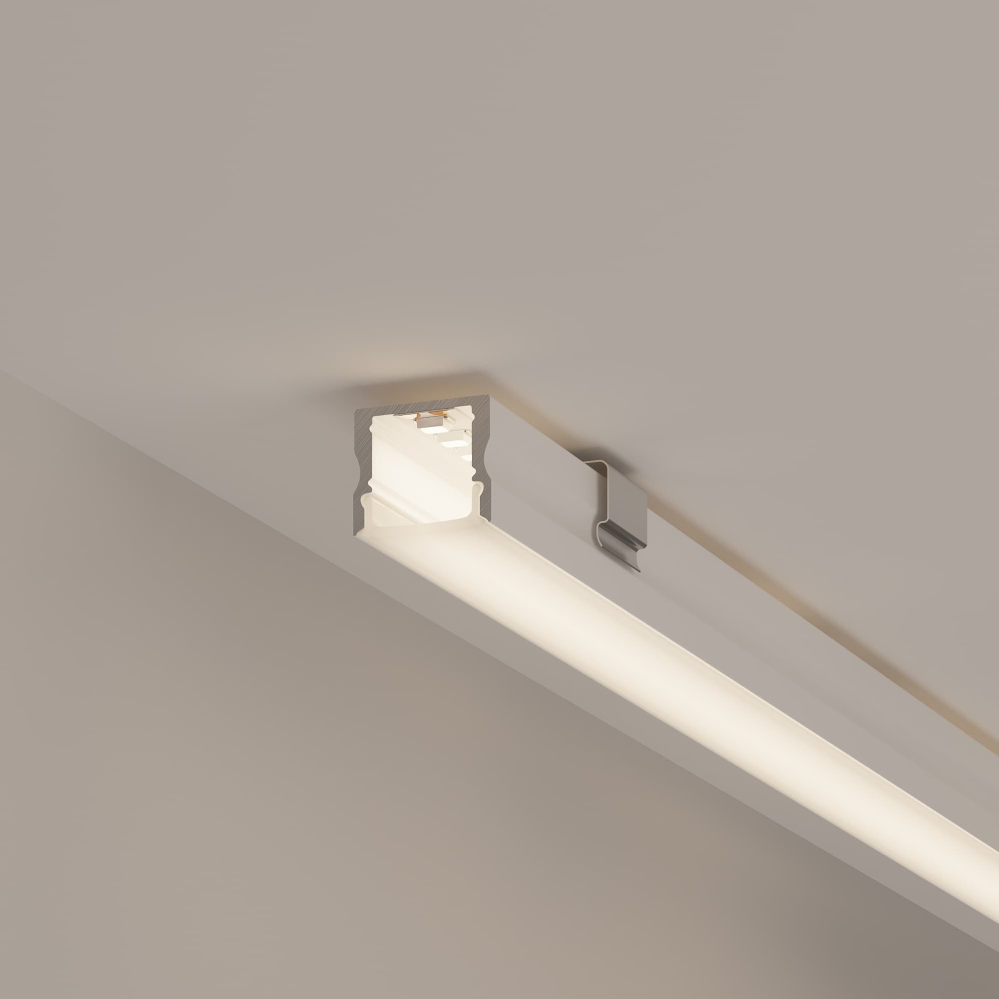 Профиль LINE-1715-2000 WHITE (Arlight, Алюминий) 044259 — фото 4