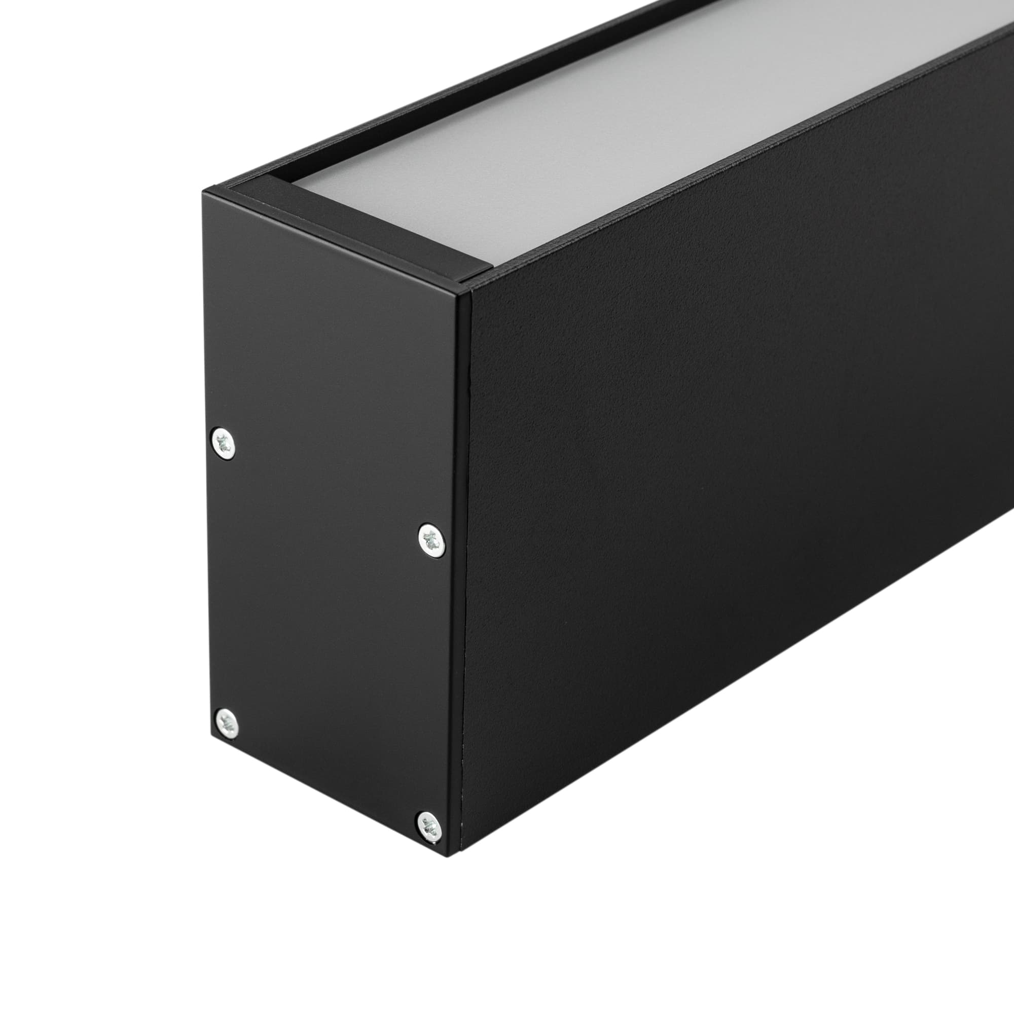 Профиль с экраном SL-LINE-3667-2500 BLACK+OPAL (Arlight, Алюминий) 027987 — фото 3