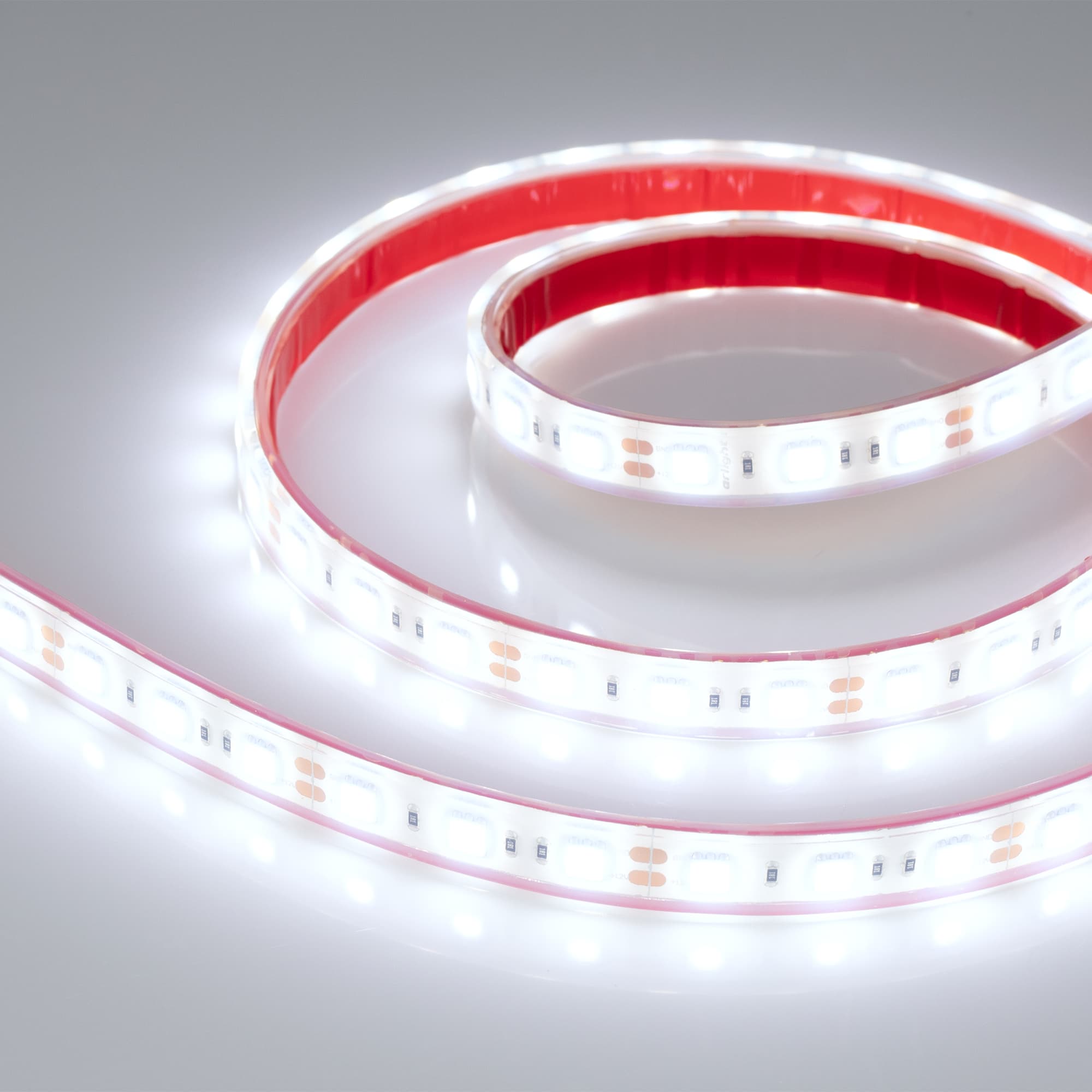 Светодиодная лента RTW 2-5000PGS 12V Cool 2x (5060, 300 LED, LUX) (Arlight, 14.4 Вт/м, IP67) 016844 — фото 3