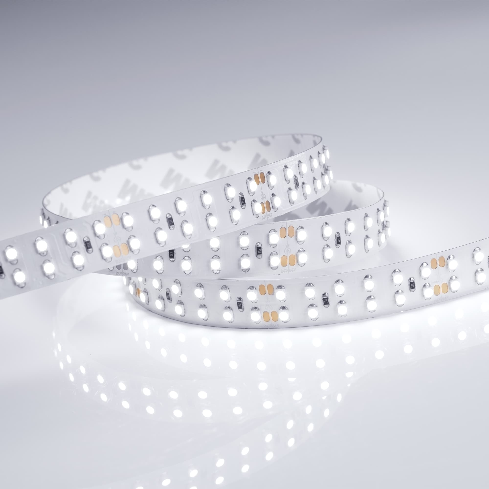 Светодиодная лента RT 2-5000 24V White6000 2x2 (3528, 1200 LED, LUX) (Arlight, 19.2 Вт/м, IP20) 008771(B) — фото 3