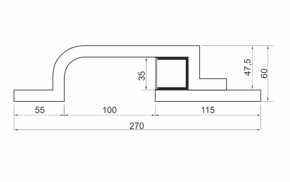 Декоративный Профиль ARL-BAY-ROUND-35-250 (ГКЛ 12.5мм) (Arlight, -) 022255 Arlight — фото 2