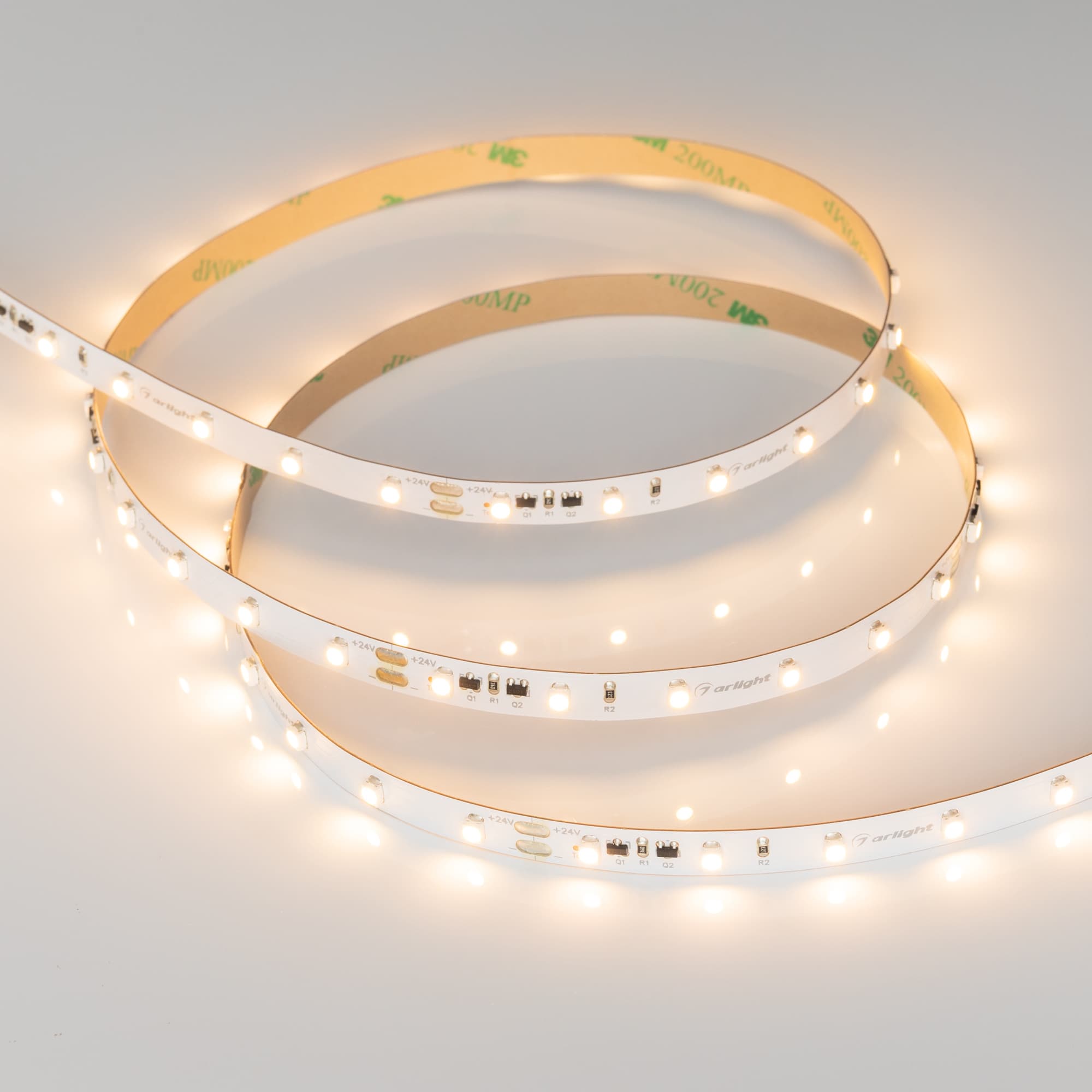Светодиодная лента RT-10000 24V Warm3000 (3528, 60 LED/m, 10m) (Arlight, 4.8 Вт/м, IP20) 024990 — фото 4