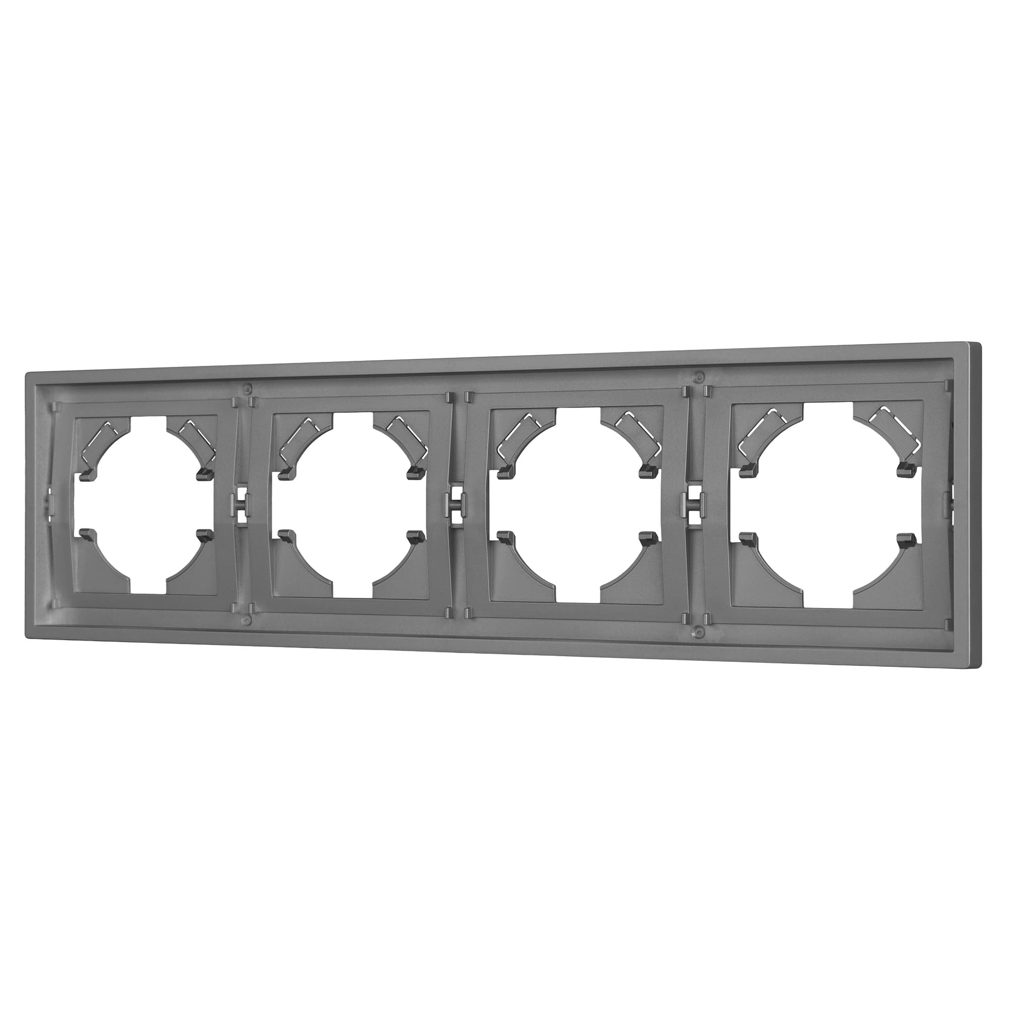 Рамка пластиковая FRM-TENDO-PL-4-GR (Arlight, Графитовый) 053849