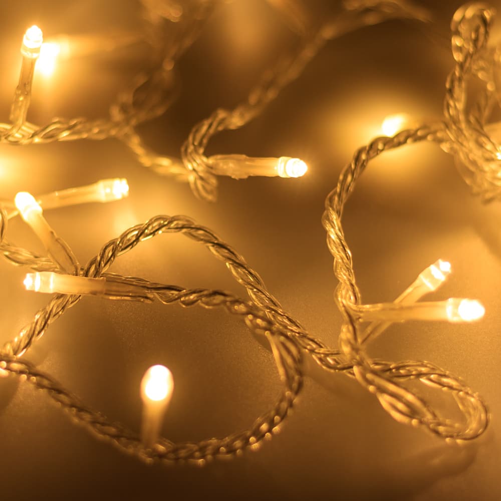 Arlight Светодиодная гирлянда ARD-STRING-HOME-5000-CLEAR-50LED-FLASH WARM (230V, 3.5W) (Ardecoled, IP20) 025750