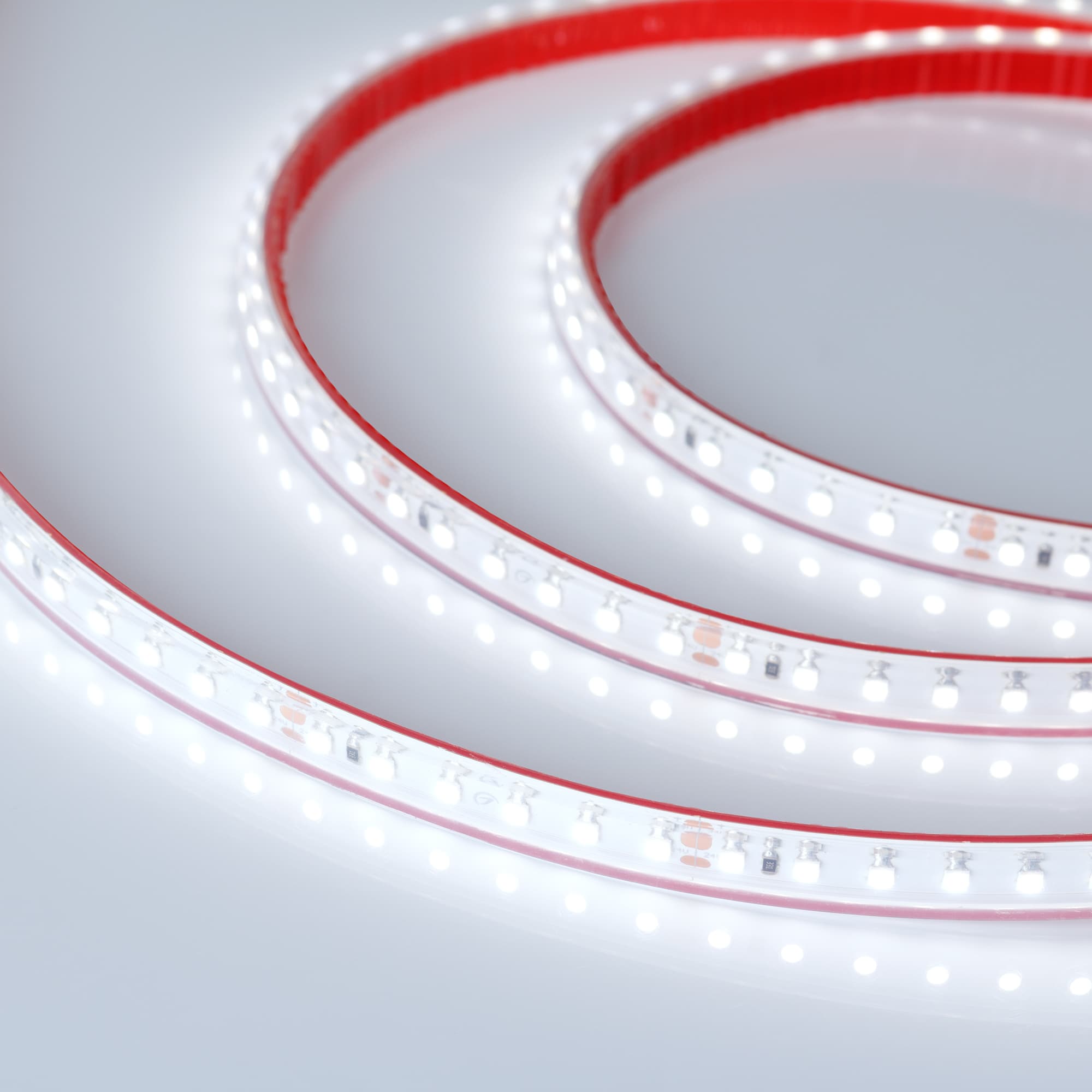 Светодиодная лента RTW 2-5000PS-50m 24V White6000 2x (3528, 120 LED/m, LUX) (Arlight, 9.6 Вт/м, IP67) 024574 — фото 4