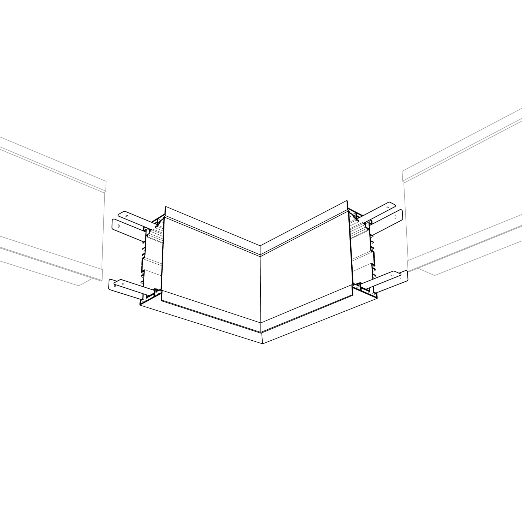 Угол S2-LINIA94-F-L90N внутренний (Arlight, Металл) 021283 Arlight — фото 2
