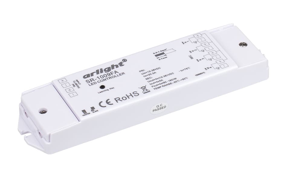 Контроллер SR-1009FA-RGBW (12-36V, 240-720W, S) (Arlight, -) 019787