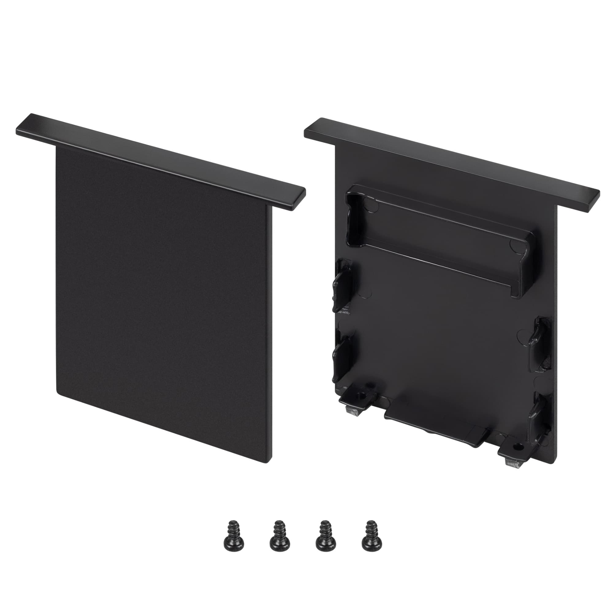 Заглушка SL-LINIA52-3L-F-LOW BLACK глухая (Arlight, Пластик) 044706