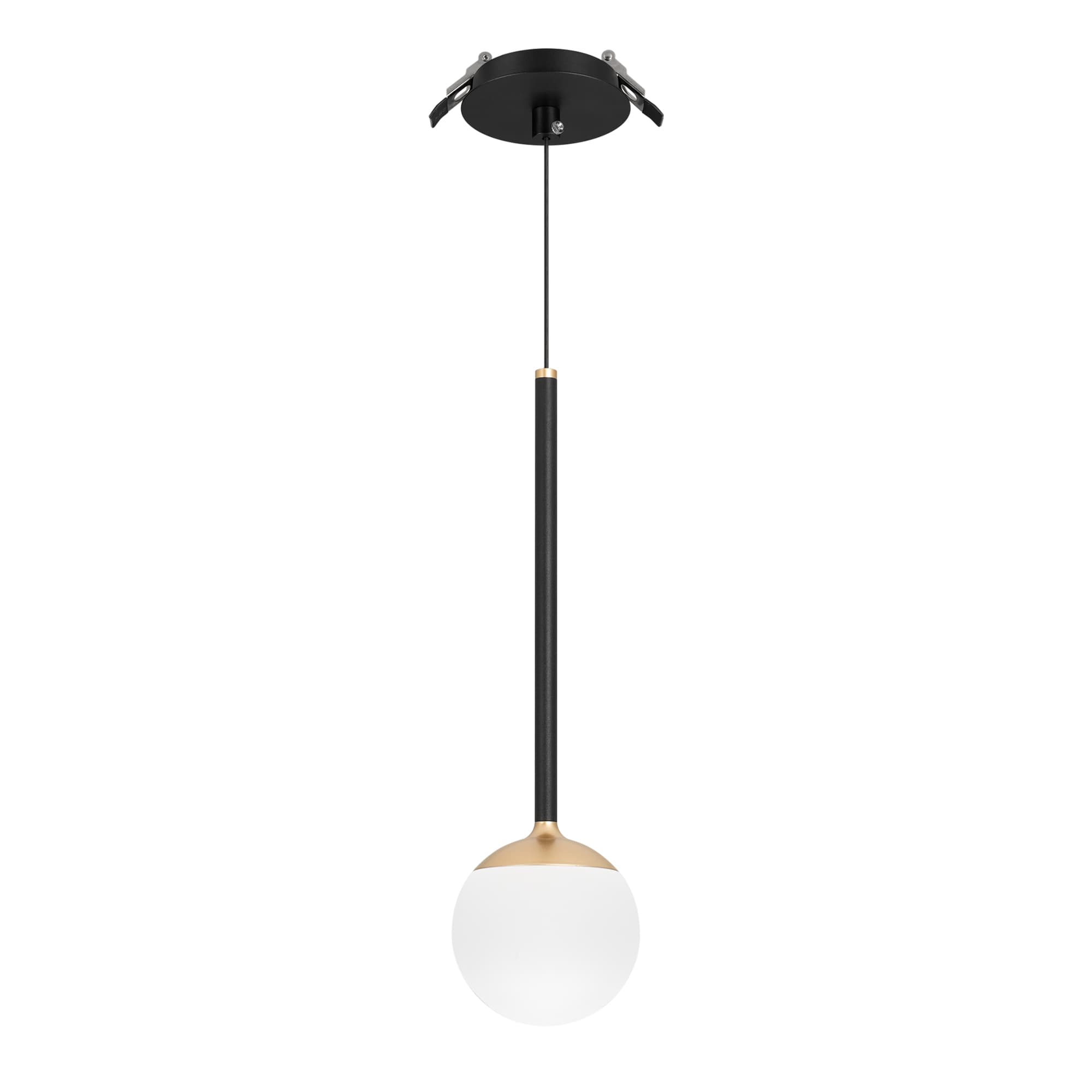 Светильник SP-BEADS-HANG-BUILT-T-R100-8W Warm3000 (BK-GD, 180 deg, 230V) (Arlight, IP20 Металл, 5 лет) 056420