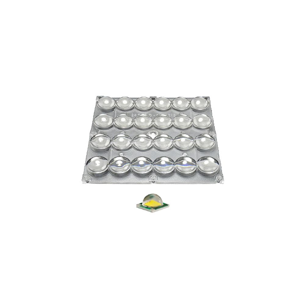 Arlight Блок линз 24B70-M120х120 (70°, 24x LED) (Turlens, -) 016077