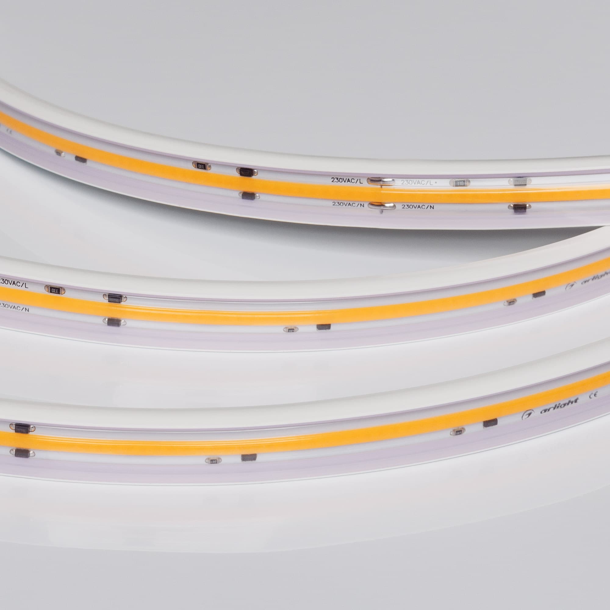 Светодиодная лента герметичная ARL-PV-X720-15mm 230V Warm3000 (14 W/m, IP65, 30m) (Arlight, -) 054674 — фото 2