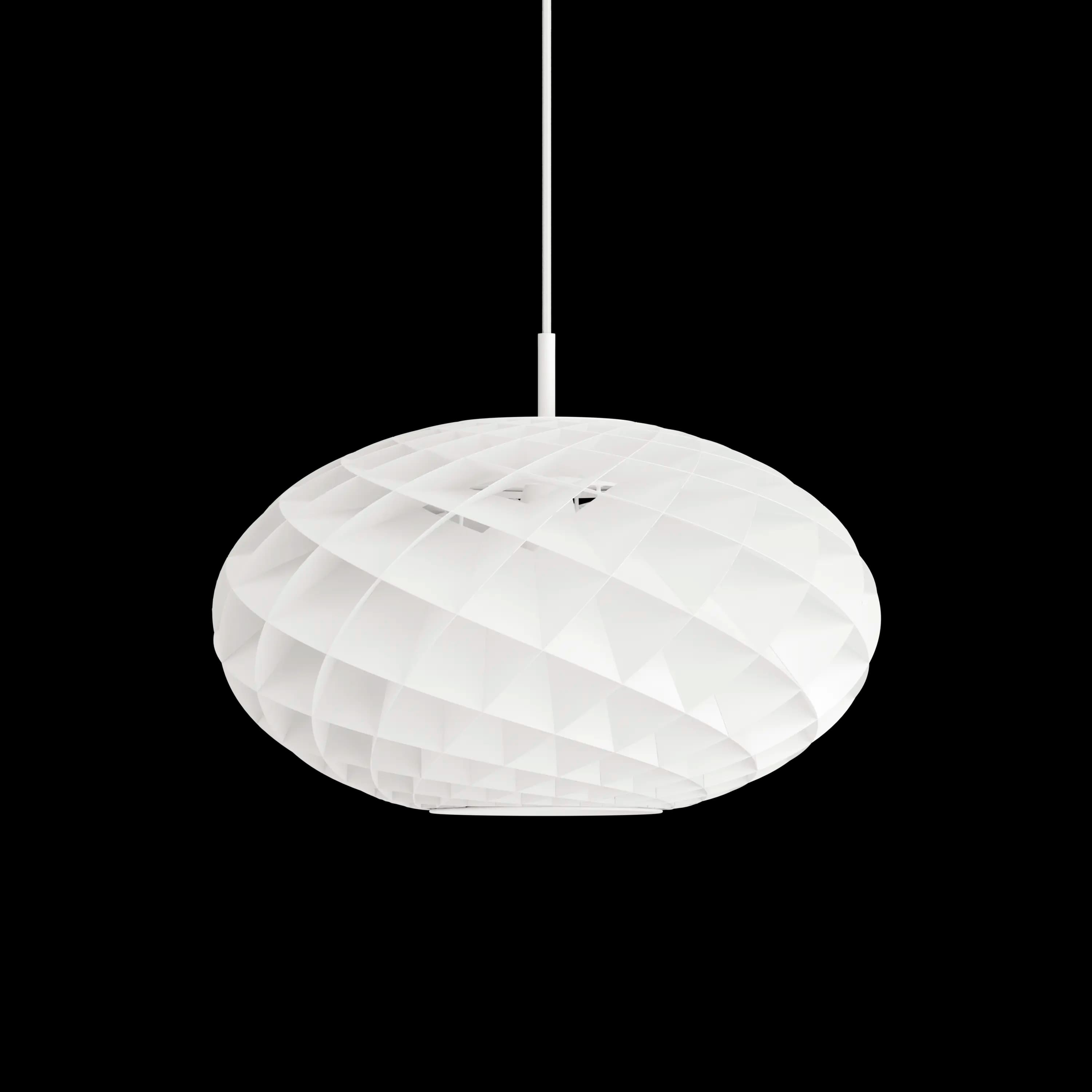 Louis Poulsen Patera Oval Pendant White matt Ø 500 — фото 2
