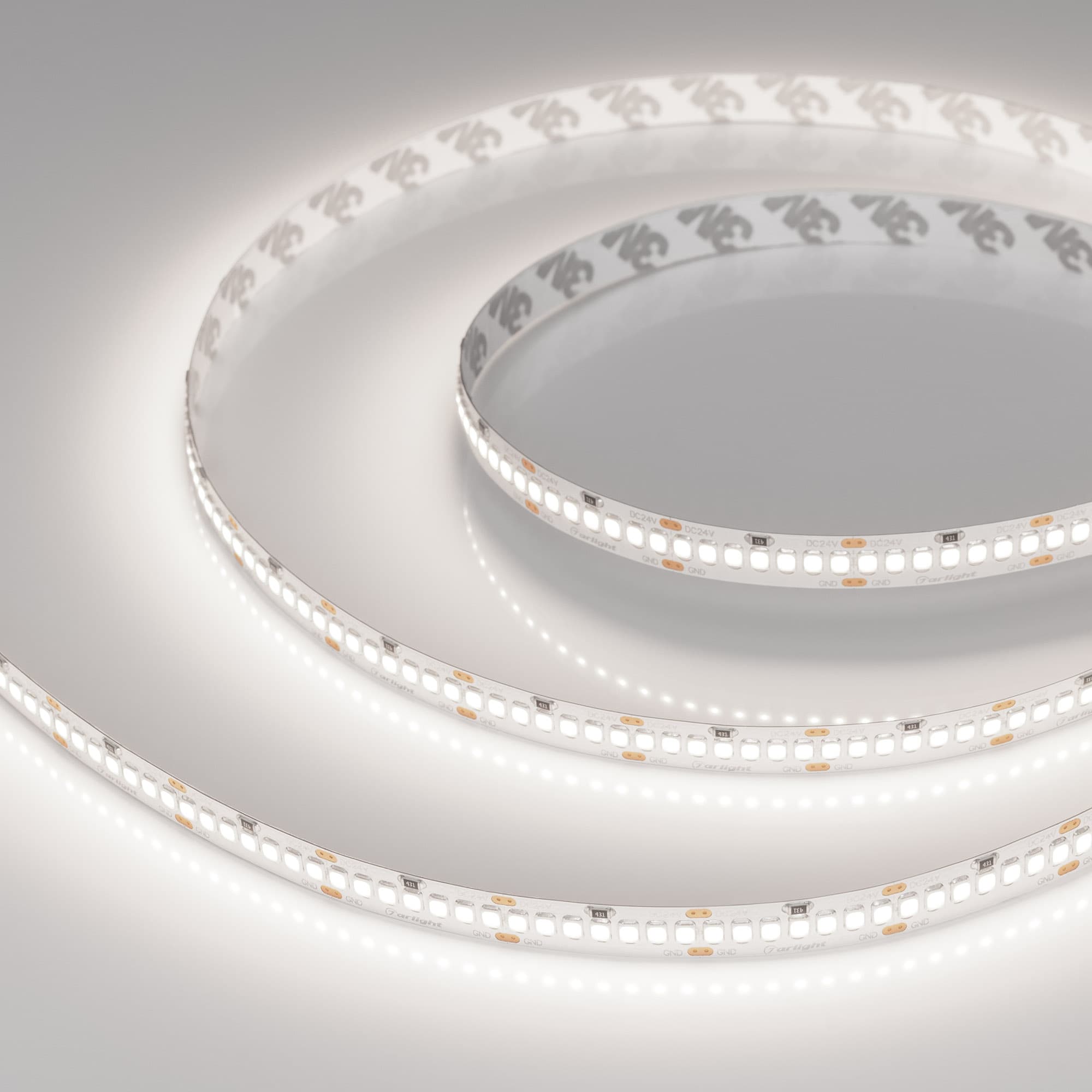 Светодиодная лента RT-A252-10mm 24V Day5000 (11 W/m, IP20, 2835, 5m) (Arlight, Открытый) 028618(2) — фото 4