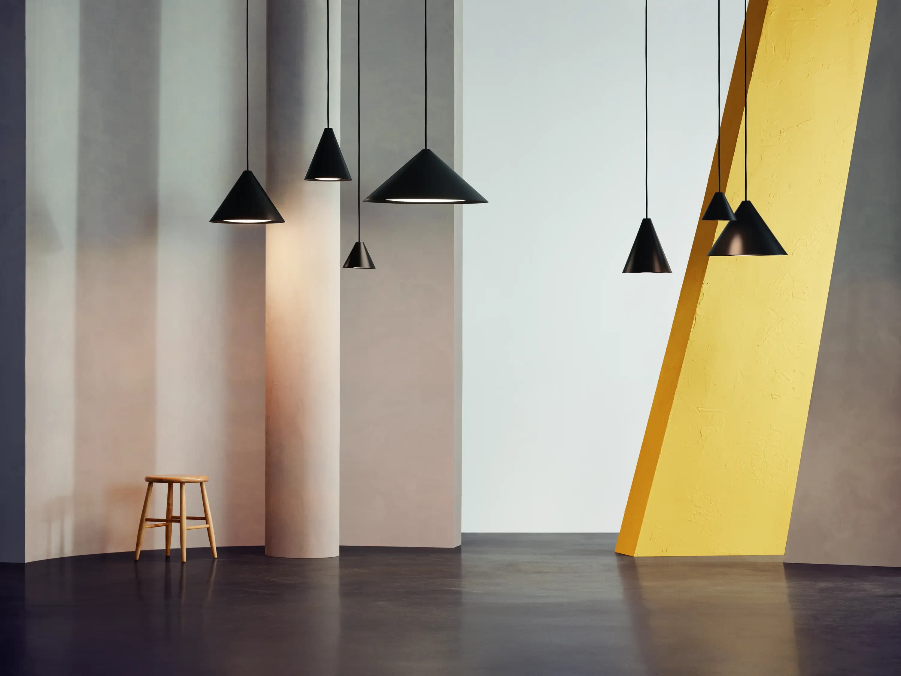 Louis Poulsen Keglen Pendant Black Ø 650 — фото 5