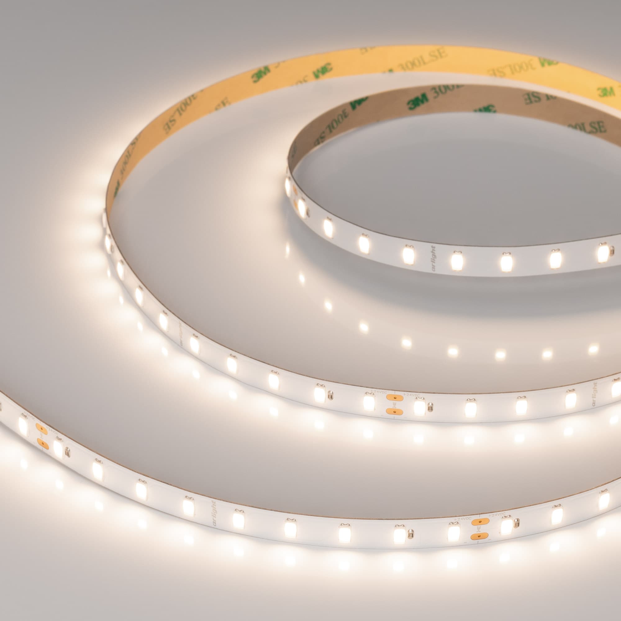 Светодиодная лента ULTRA-C72-10mm 24V Warm3500 (7.2 W/m, IP20, 5630, 5m) (Arlight, высок.эфф.200 лм/Вт) 040211 — фото 2