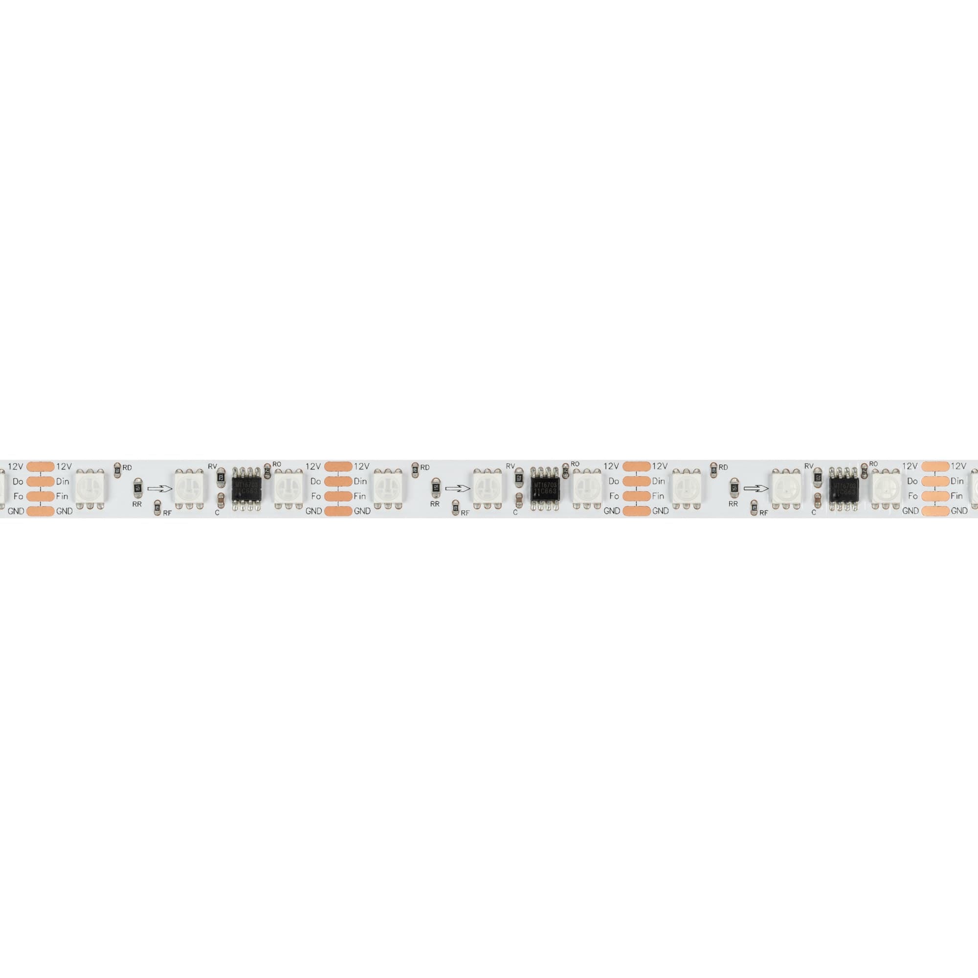 Светодиодная лента SPI-B60-10mm 12V RGB-PX3-BPT (12 W/m, IP20, 5060, 5m) (Arlight, бегущий огонь) 039179 — фото 3