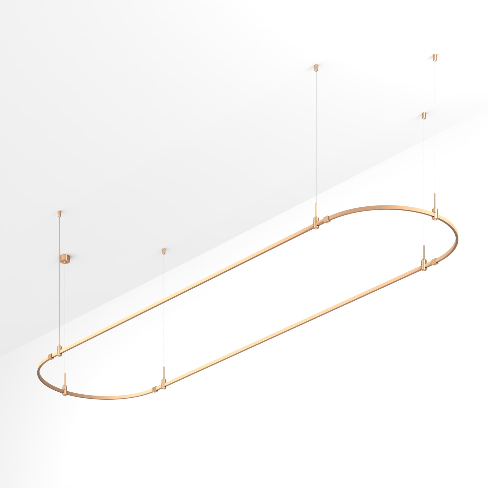 Основание ART-APRIORI-OVAL-HANG-4000x1000 (GD) (Arlight, IP20 Металл, 3 года) 054525