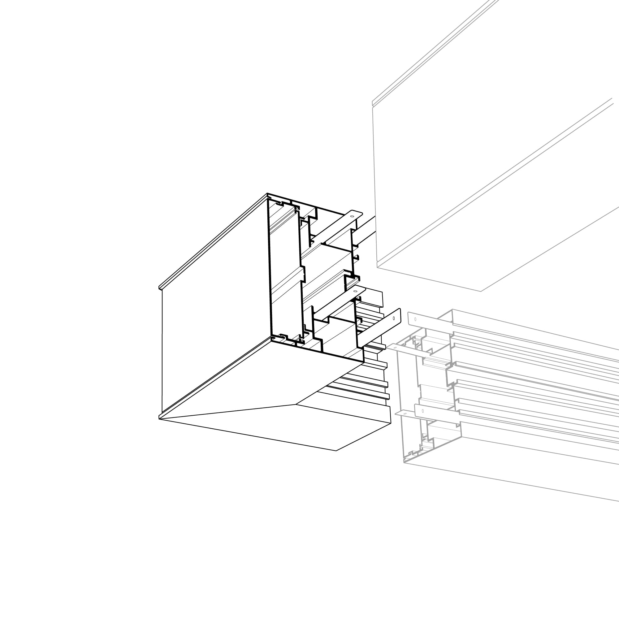 Угол S2-LINE-10570-L90W внешний (Arlight, Металл) 021269 — фото 2