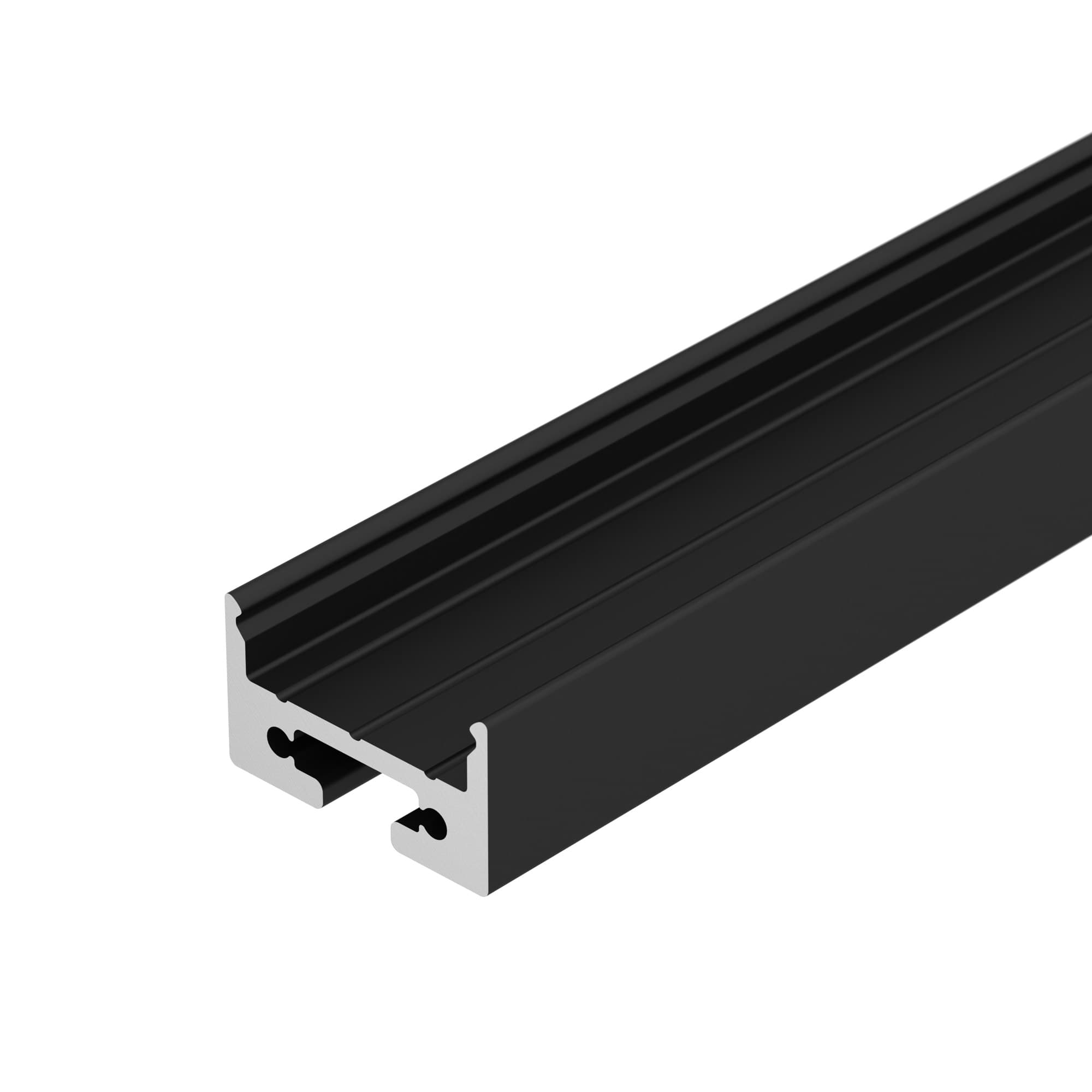 Профиль с экраном SL-LINE-2011M-2500 BLACK+OPAL ROUND (Arlight, Алюминий) 027992 — фото 2