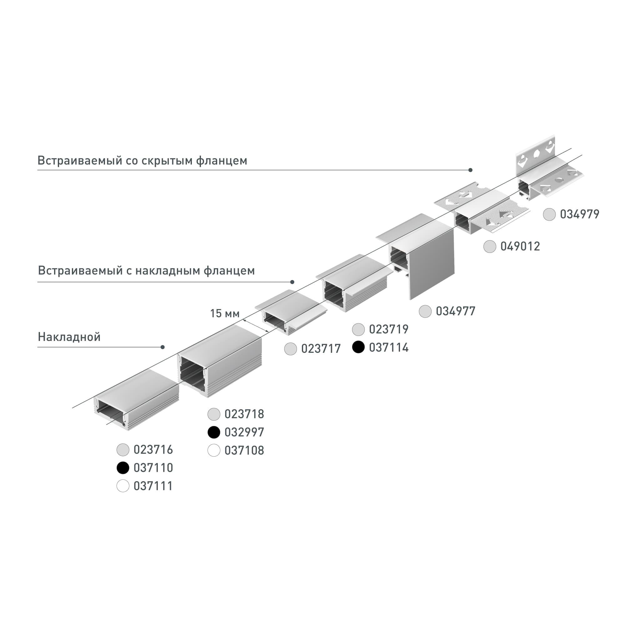 Профиль SL-LINIA16-FANTOM-2000 ANOD (Arlight, Алюминий) 049012 — фото 4