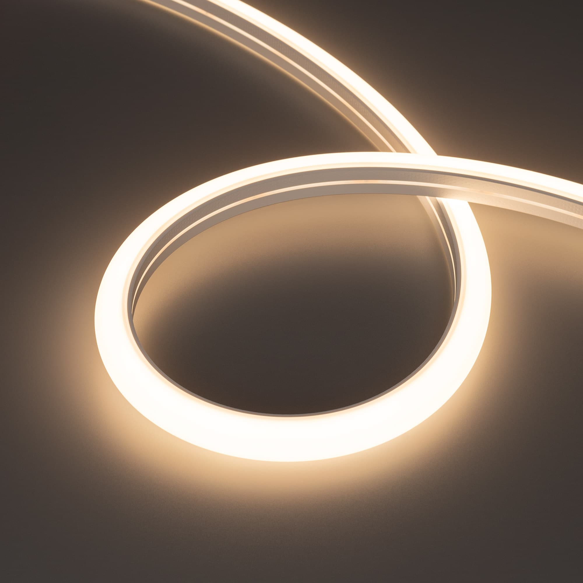 Светодиодная лента герметичная MOONLIGHT-TOP-A140-16x15mm 24V Warm3500 (9.6 W/m, IP65, 2835, 5m, wire x1) (Arlight, Вывод вниз, 3 года) 038604