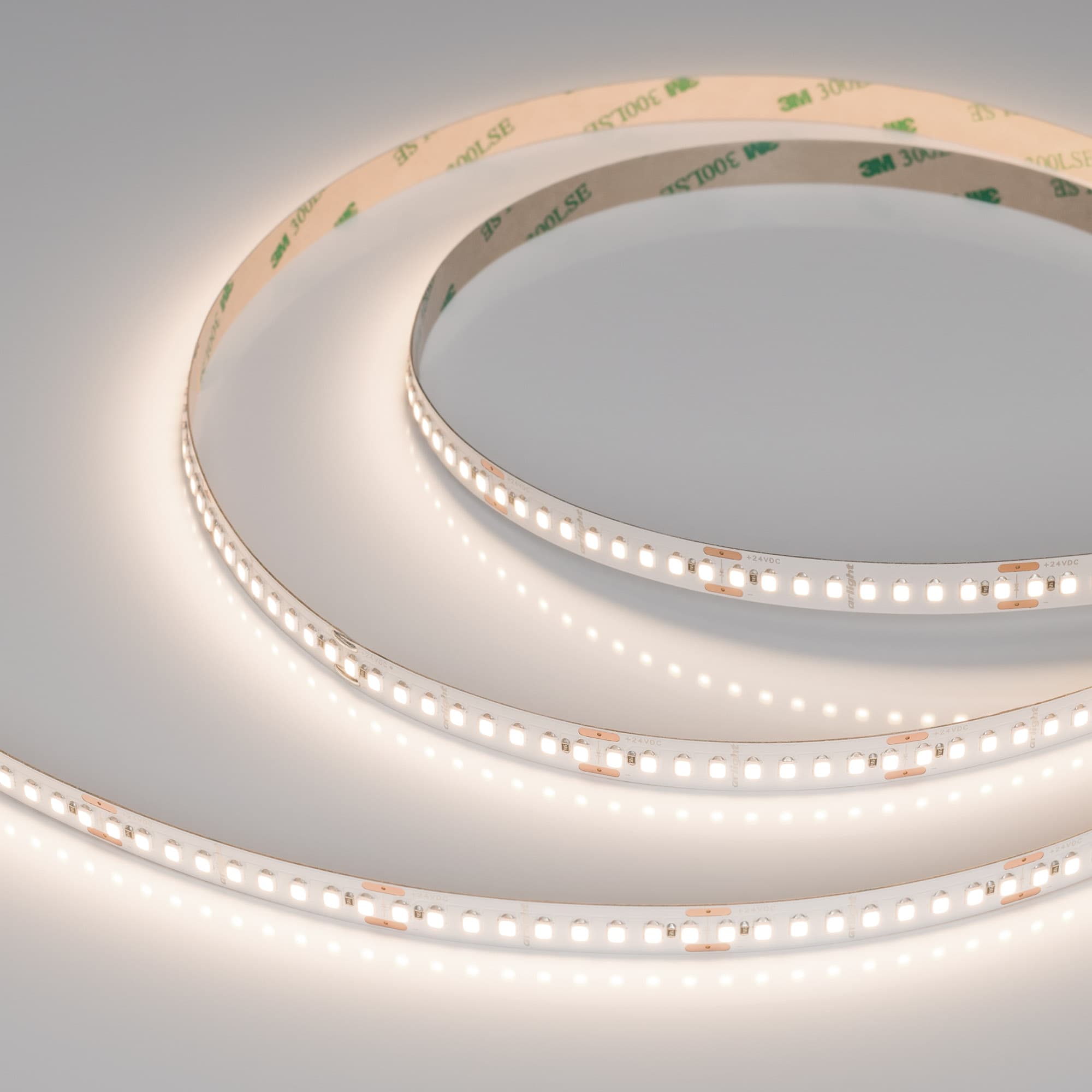 Светодиодная лента UL-A180-10mm 24V Warm3500 (12 W/m, IP20, 5m) (Arlight, высок.эфф.180 лм/Вт) 044514 — фото 1