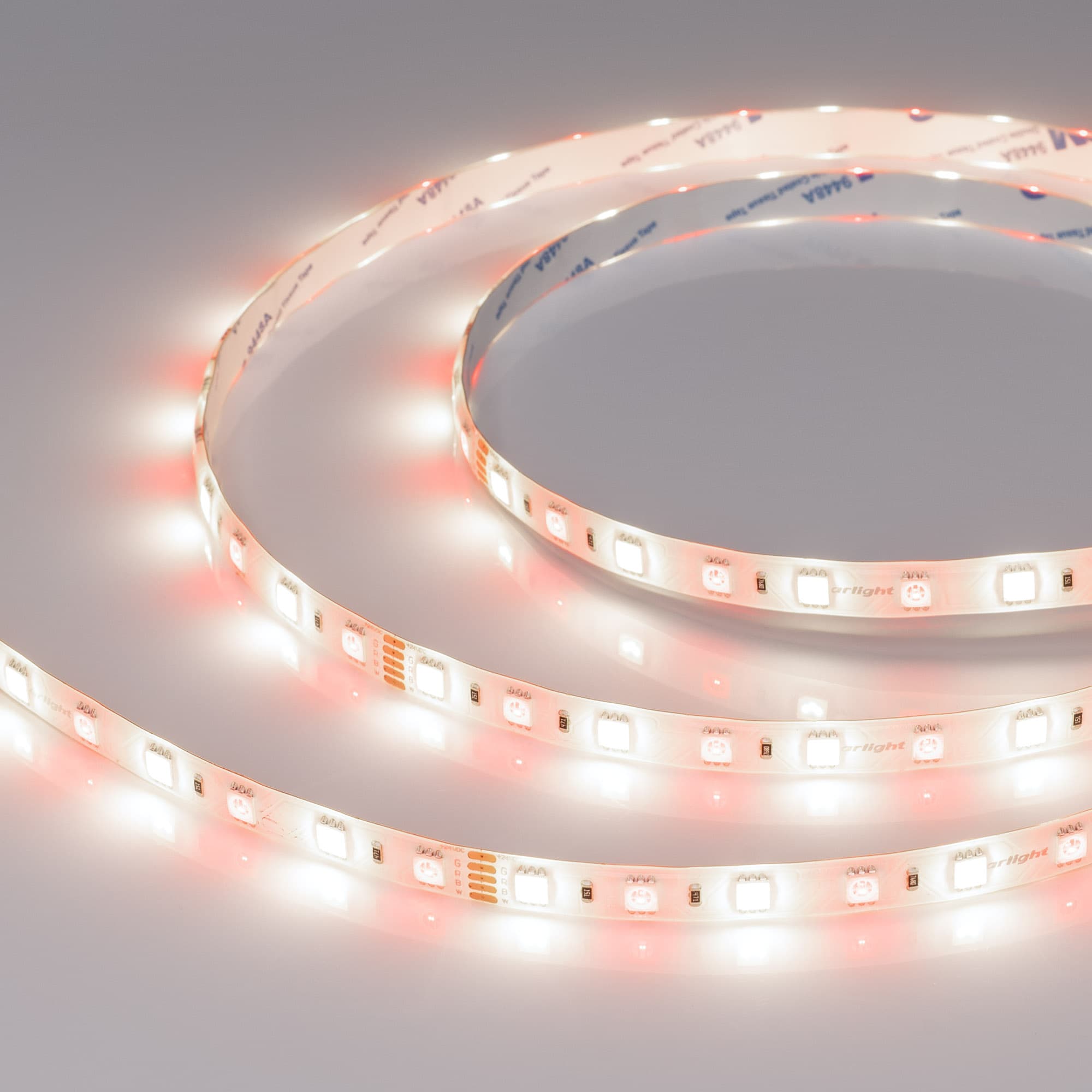 Светодиодная лента RTW-SE-B60-10mm 24V RGBW-White (14.4 W/m, IP65, 5060, 5m) (Arlight, Открытый) 034184 — фото 1