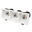 Светильник MS-FLOW-BUILT-S230x85-3x12W Warm3000 (WH, 55 deg, 230V) (Arlight, IP20 Металл, 5 лет) 053780