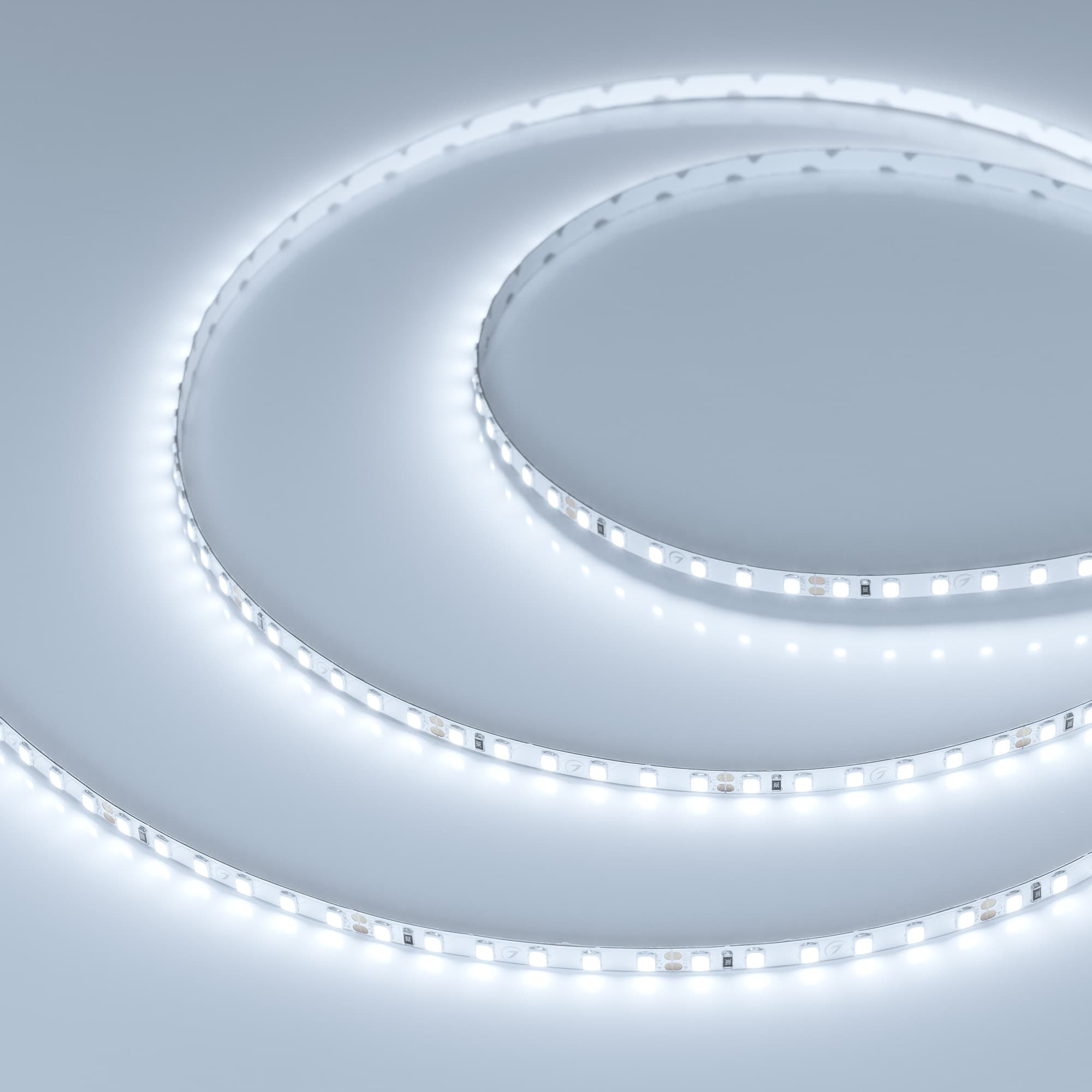 Светодиодная лента RT-A120-5mm 24V White6000 (9.6 W/m, IP20, 2835, 5m) (Arlight, 9.6 Вт/м, IP20) 015651(2) — фото 1