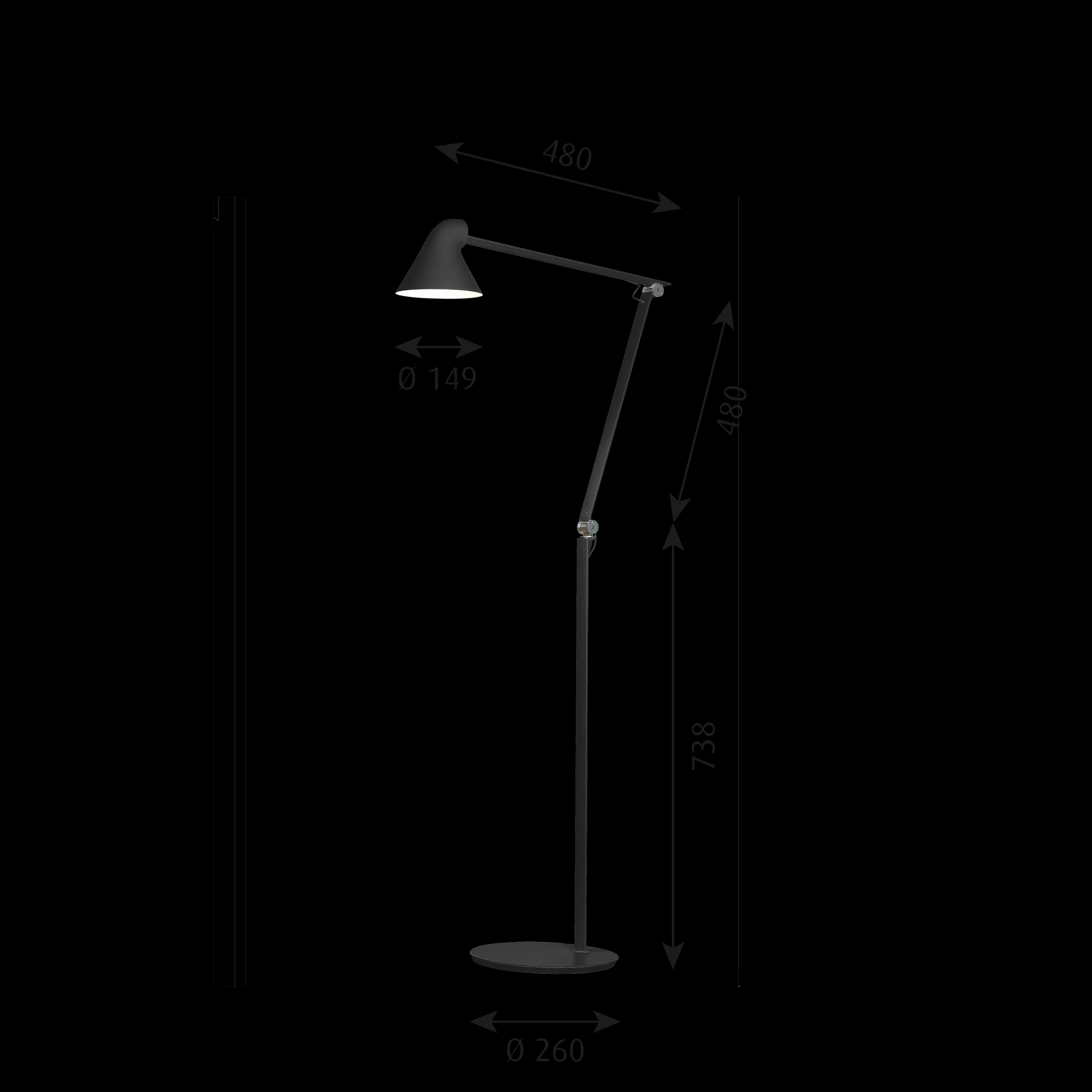 Louis Poulsen NJP Floor Lamp Black — фото 6