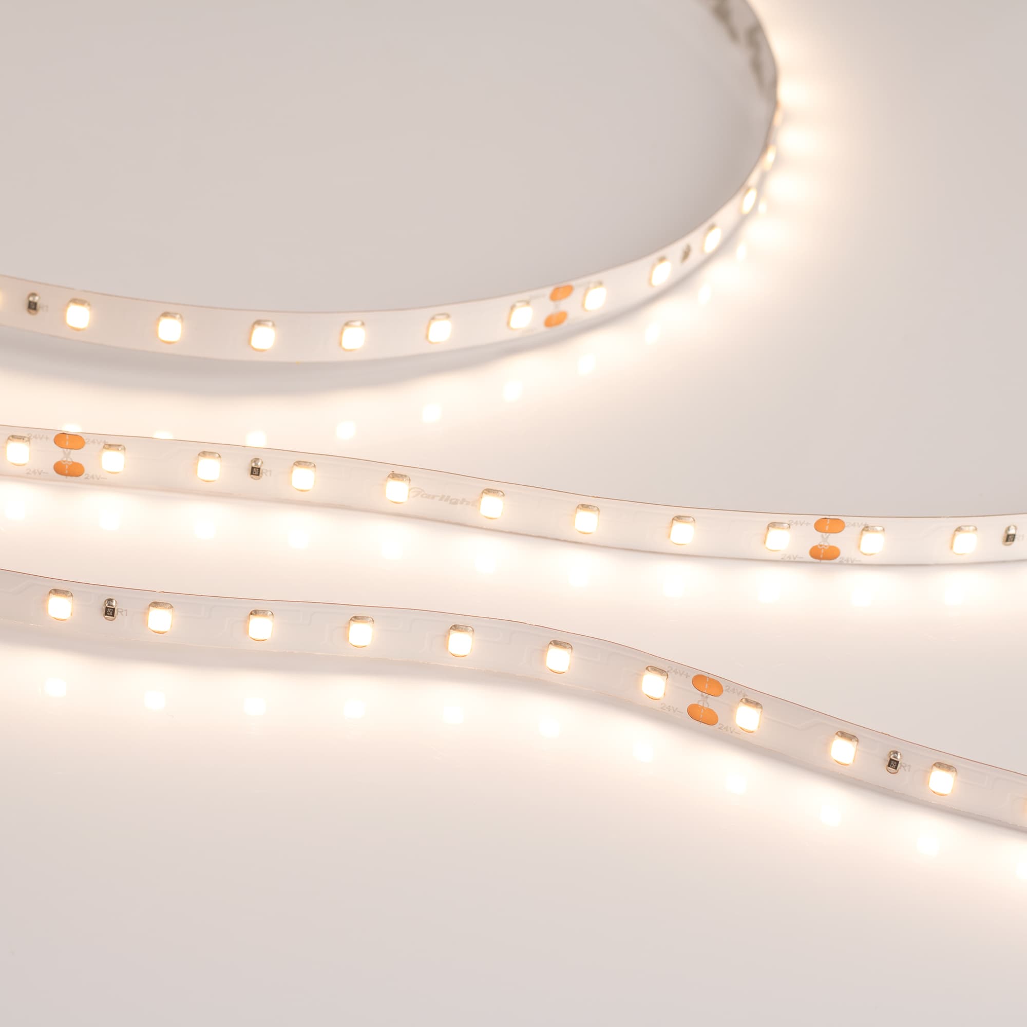Светодиодная лента RT 2-5000 24V Warm2700 (2835, 80 LED/m, LUX) (Arlight, 6 Вт/м, IP20) 024514 — фото 4