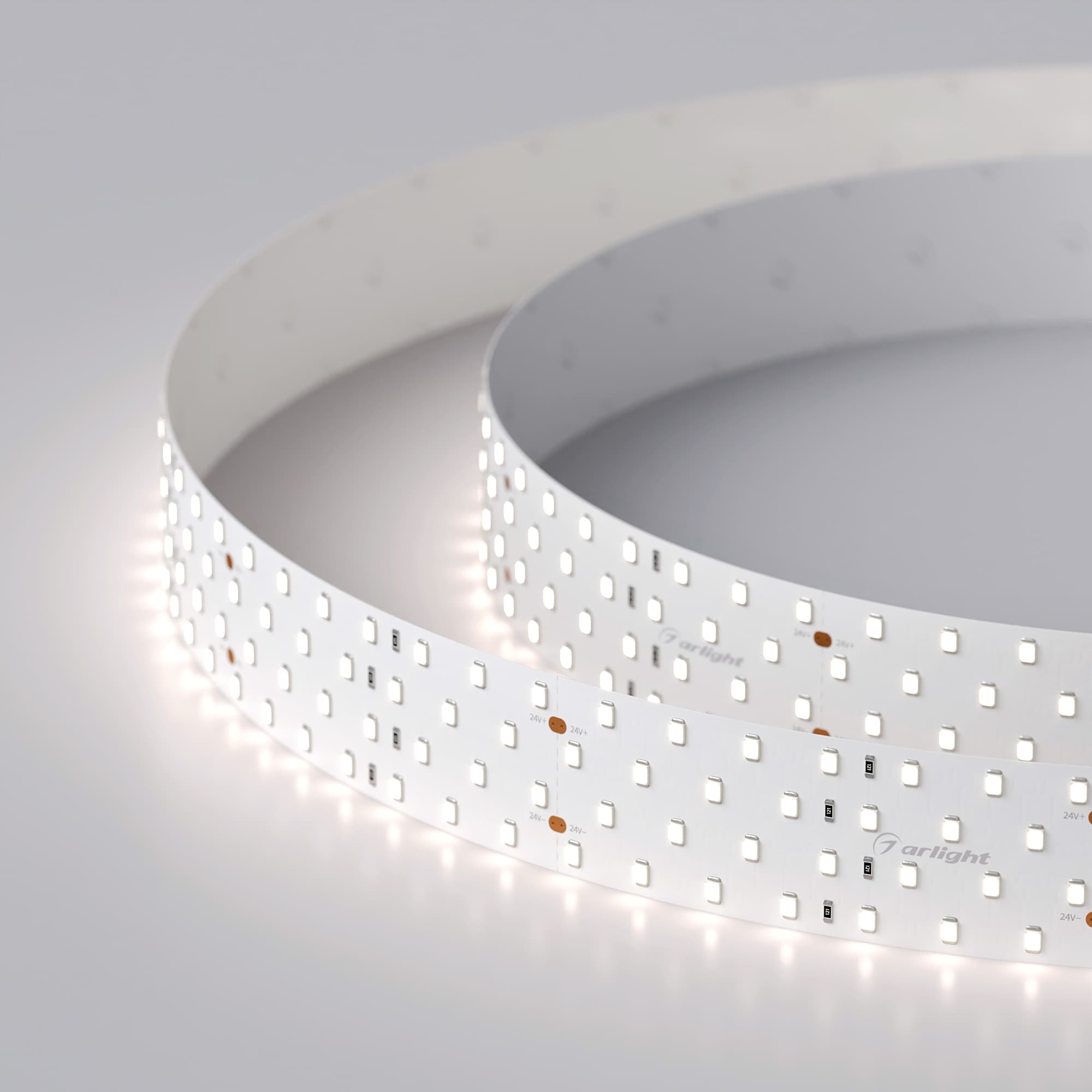 Светодиодная лента RT 2-2500 24V Day5000 4x2 (2835, 700 LED, CRI98) (Arlight, 30 Вт/м, IP20) 025158(1) — фото 4