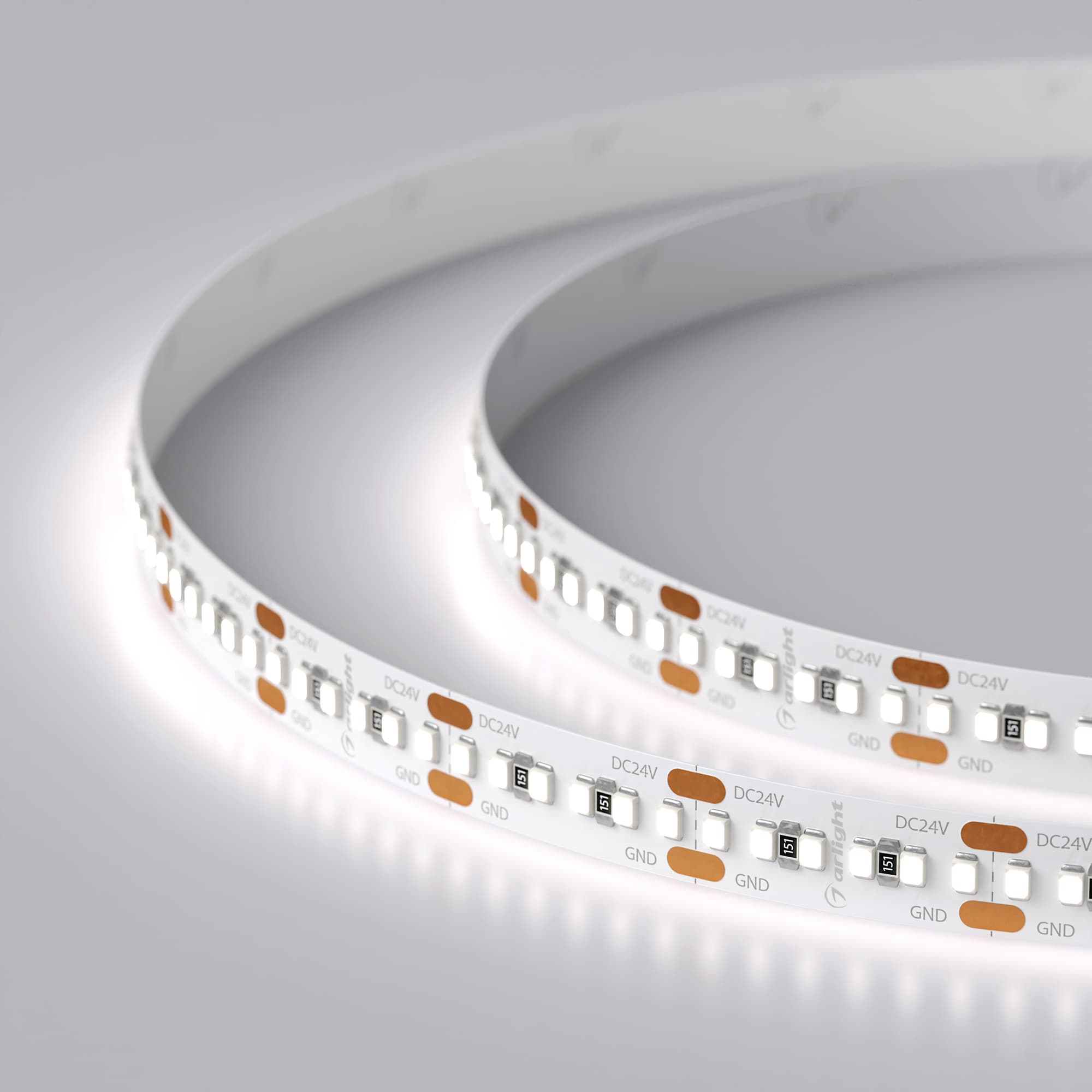 Светодиодная лента MICROLED-5000 24V White6000 8mm (2216, 300 LED/m, LUX) (Arlight, 8 Вт/м, IP20) 023556 — фото 5