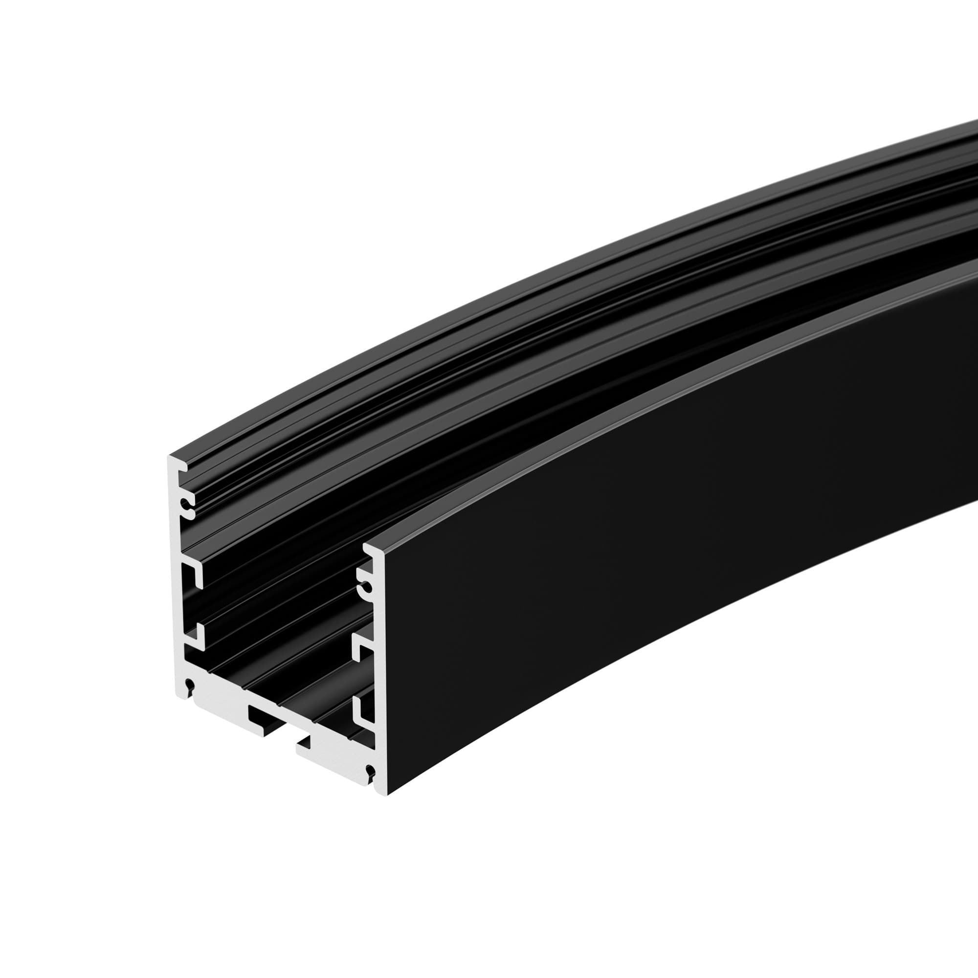 Профиль SL-ARC-3535-D800-A90 BLACK (630мм, дуга 1 из 4) (Arlight, Алюминий) 027638 — фото 2