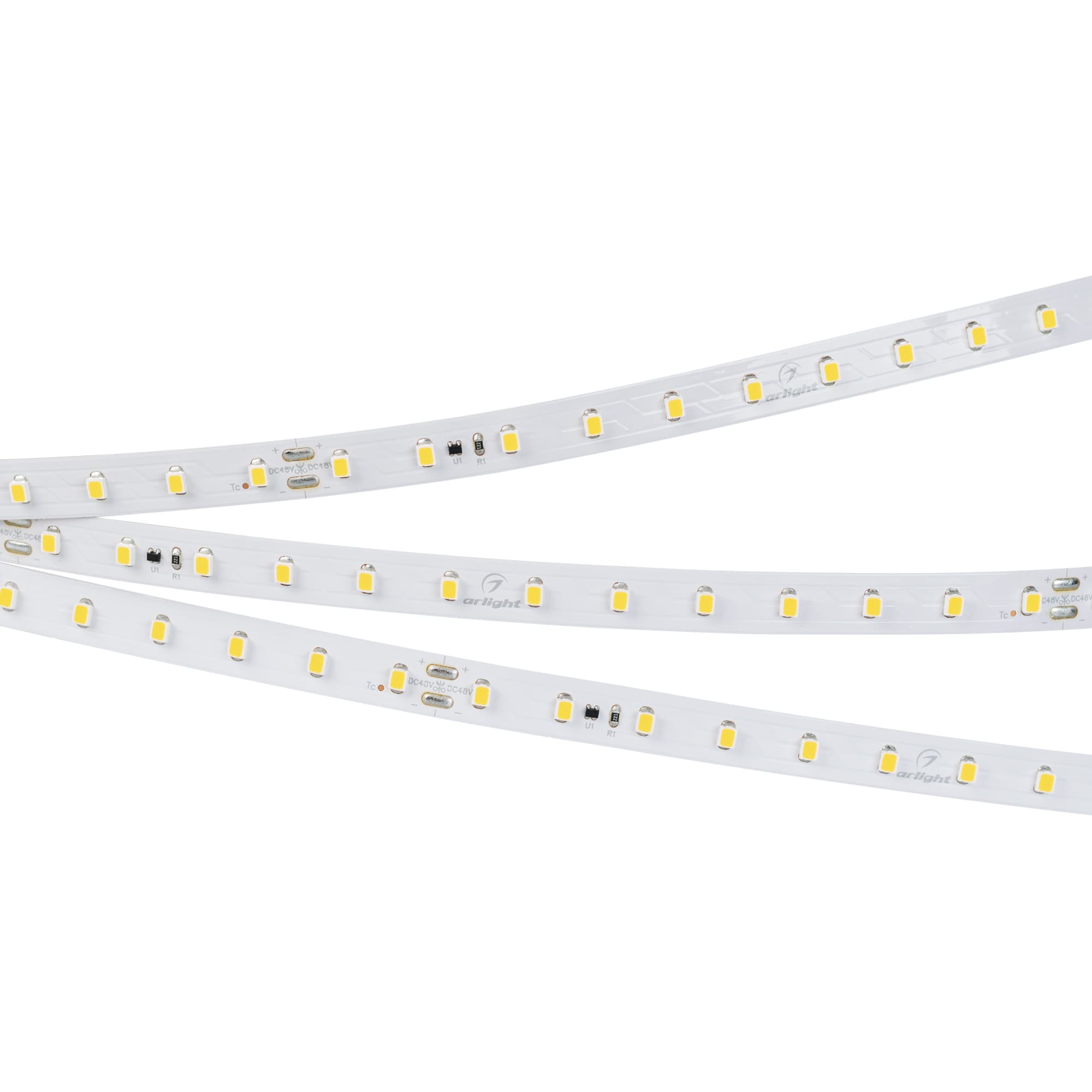 Светодиодная лента IC-A78-10mm 48V Warm3500 (4 W/m, IP20, 2835, 50m) (Arlight, стабилизированная) 040677