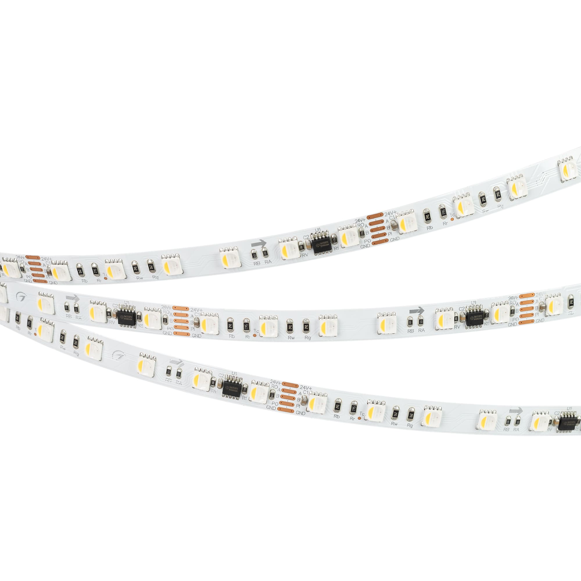 Светодиодная лента DMX-B60-10mm 24V RGBW-PX6 (18 W/m, IP20, 5060, 5m) (Arlight, -) 033449 — фото 5