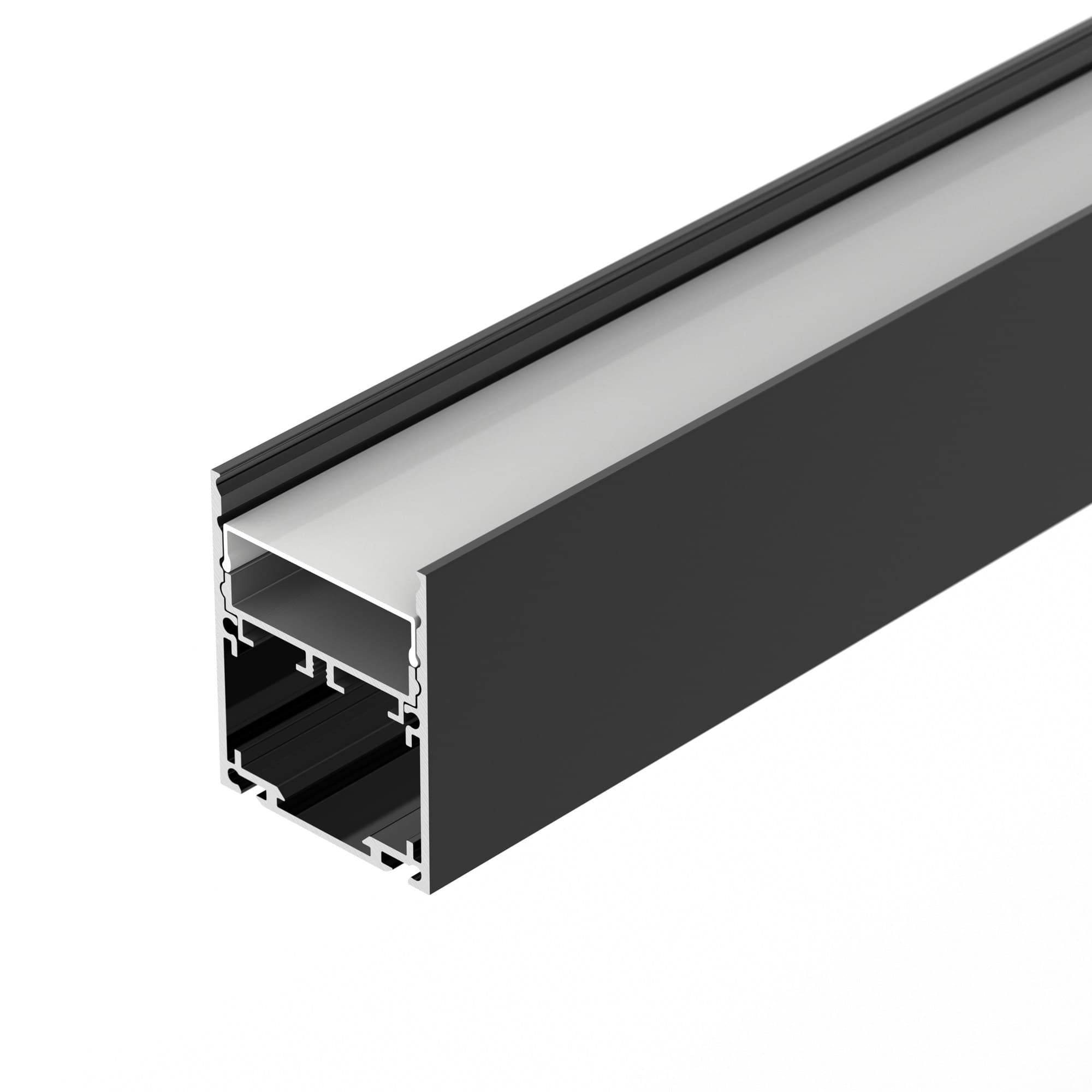 Профиль SL-LINE-4050-3L-2000 ANOD BLACK (Arlight, Алюминий) 044670 — фото 2