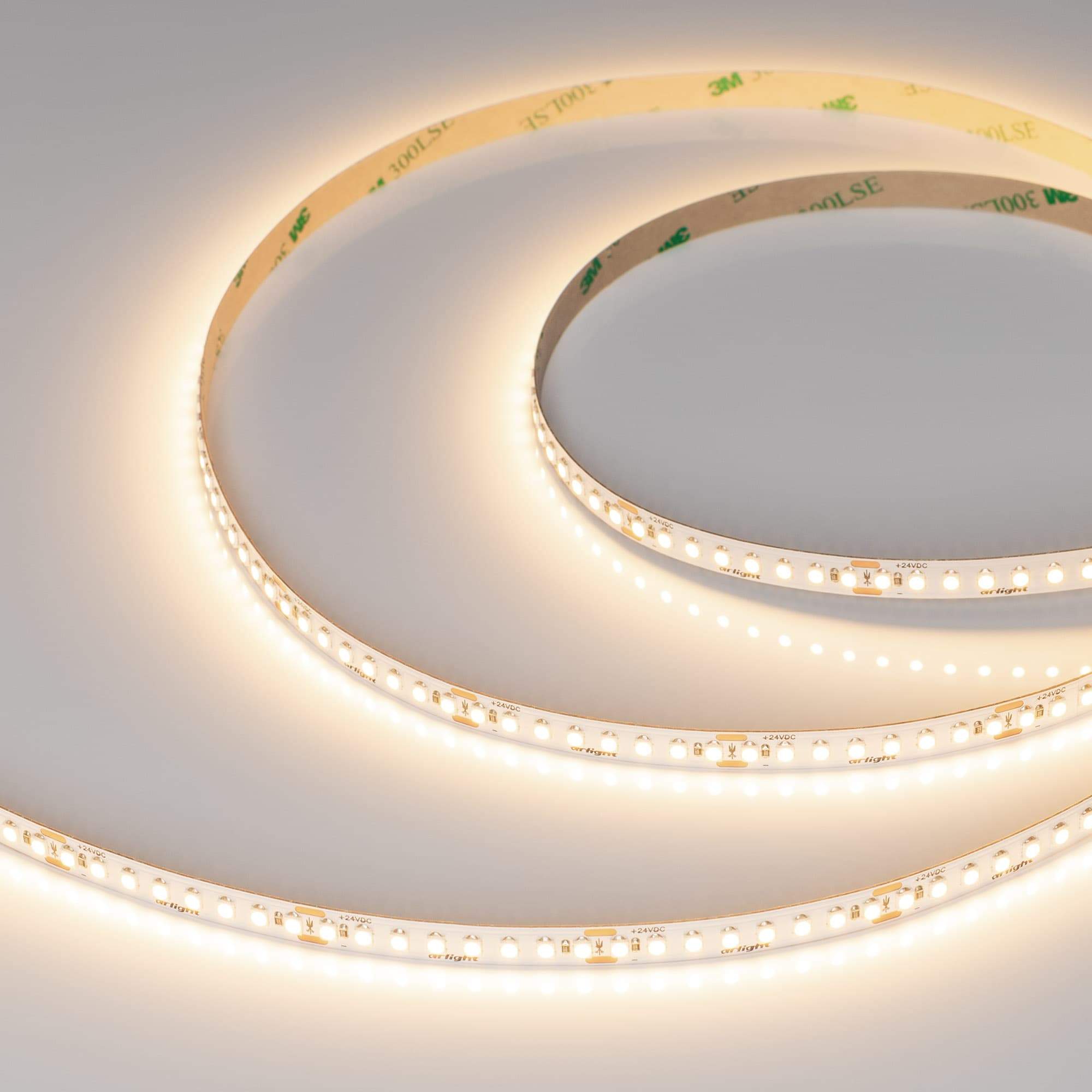 Светодиодная лента UL-A176-8mm 24V Warm3000 (15 W/m, IP20, 5m) (Arlight, 7 лет) 048134 — фото 1