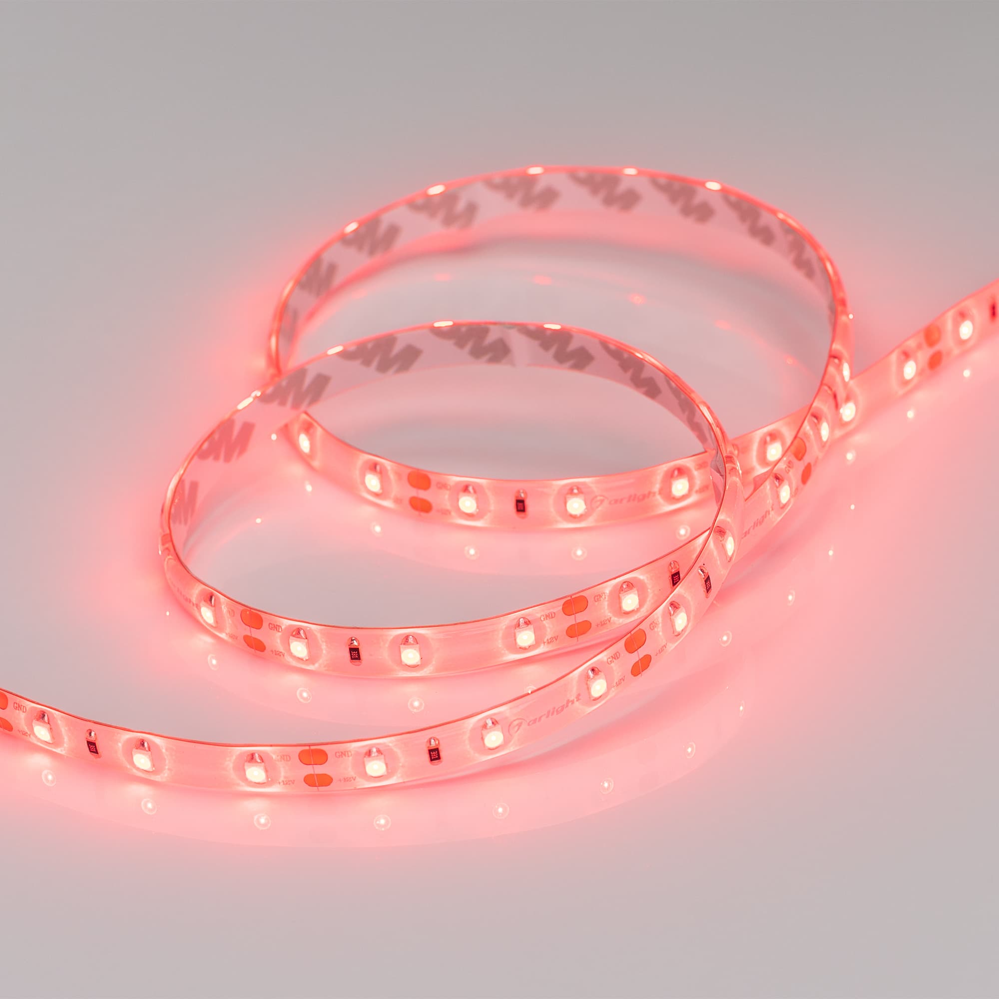 Светодиодная лента RTW 2-5000SE 12V Red (3528, 300 LED, LUX) (Arlight, 4.8 Вт/м, IP65) 015417 — фото 4