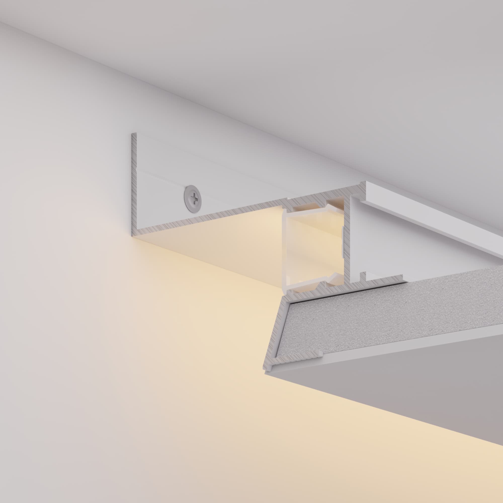 Профиль СEIL-S18-SHADOW-SIDE-3000 WHITE (Arlight, Алюминий) 050501 — фото 5