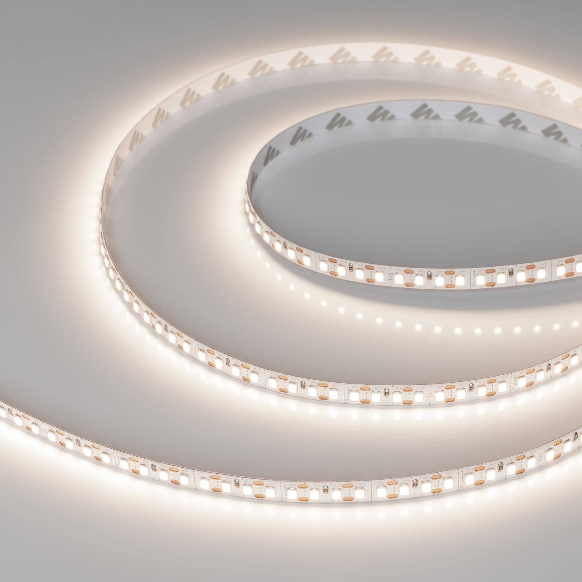 Светодиодная лента FC-A160-8mm 24V Day4000-CX1 (14 W/m, IP20, 5m) (Arlight, резка 1 светодиод) 052932 — фото 1