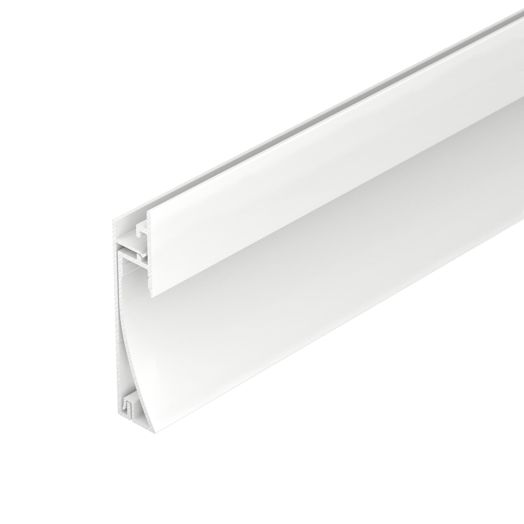 Профиль PLINTUS-H58-F-2000 WHITE (Arlight, Алюминий) 045297 — фото 2