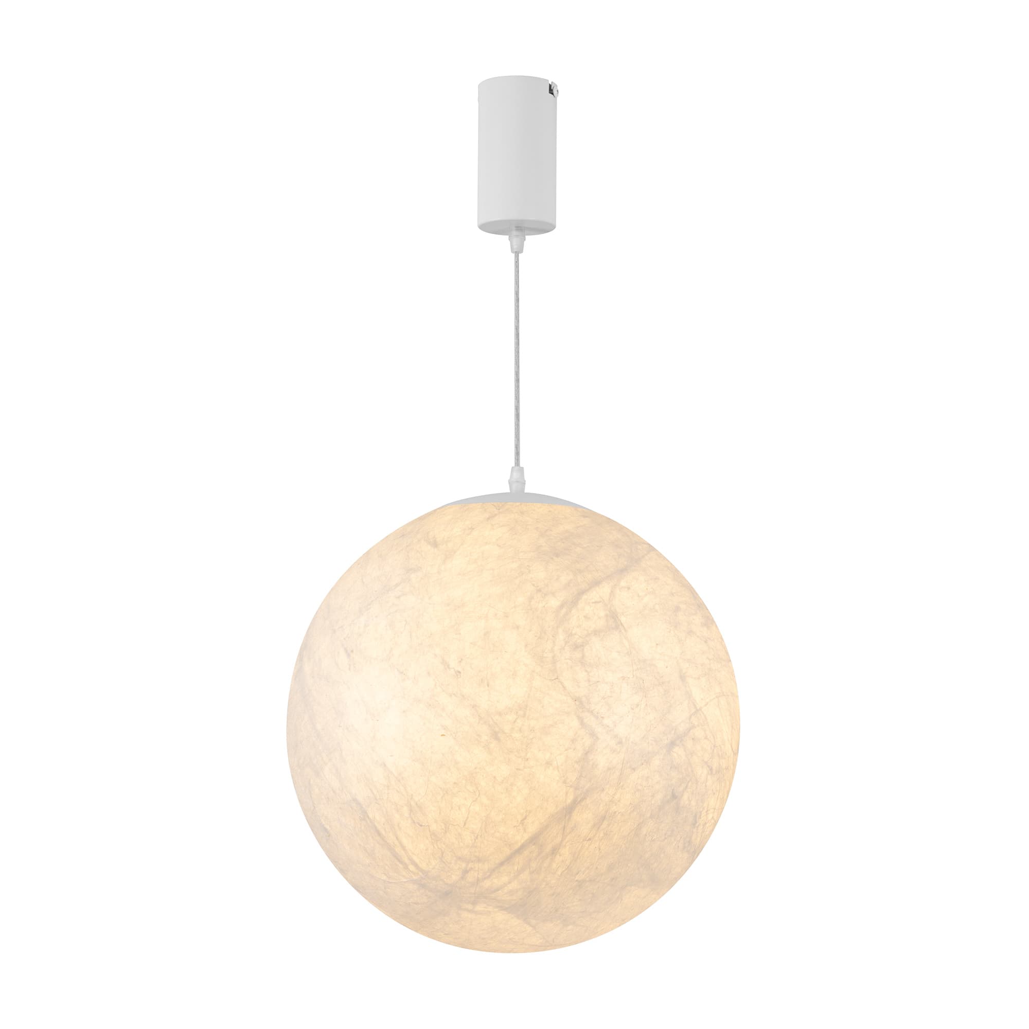 Светильник SP-SILKA-HANG-R400-12W Warm2700 (WH, 330 deg, 230V) (Arlight, IP20, Натуральный шелк, 3 года) 056880