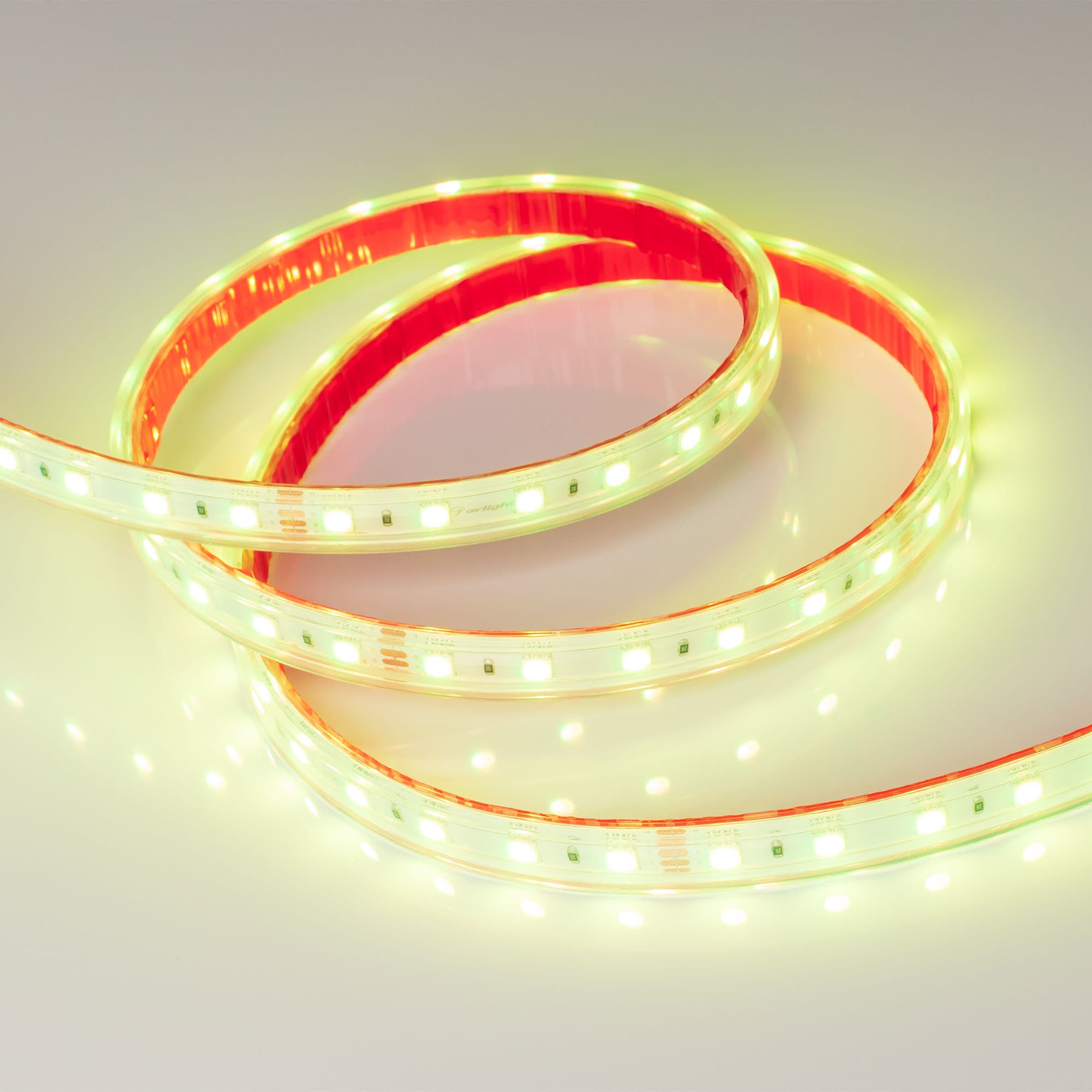 Светодиодная лента RTW 2-5000PS-50m 24V RGB 2x (5060, 60 LED/m, LUX) (Arlight, 14.4 Вт/м, IP67) 024587 — фото 5