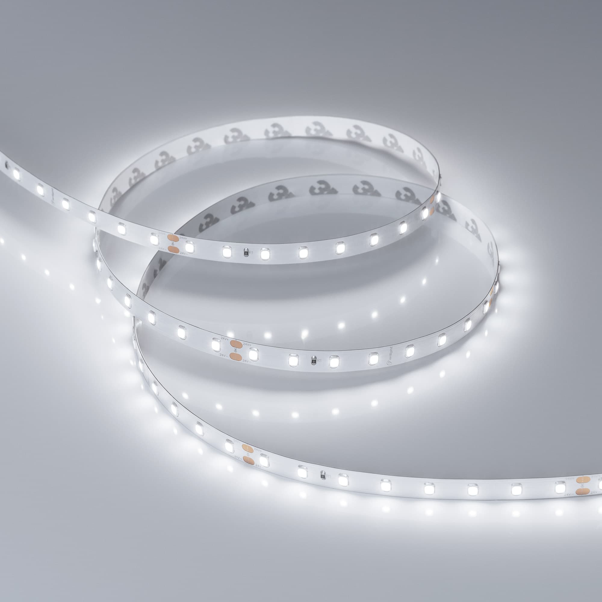 Светодиодная лента RT-A80-8mm 24V White6000 (6 W/m, IP20, 2835, 5m) (Arlight, высок.эфф.150 лм/Вт) 024509(2) — фото 3