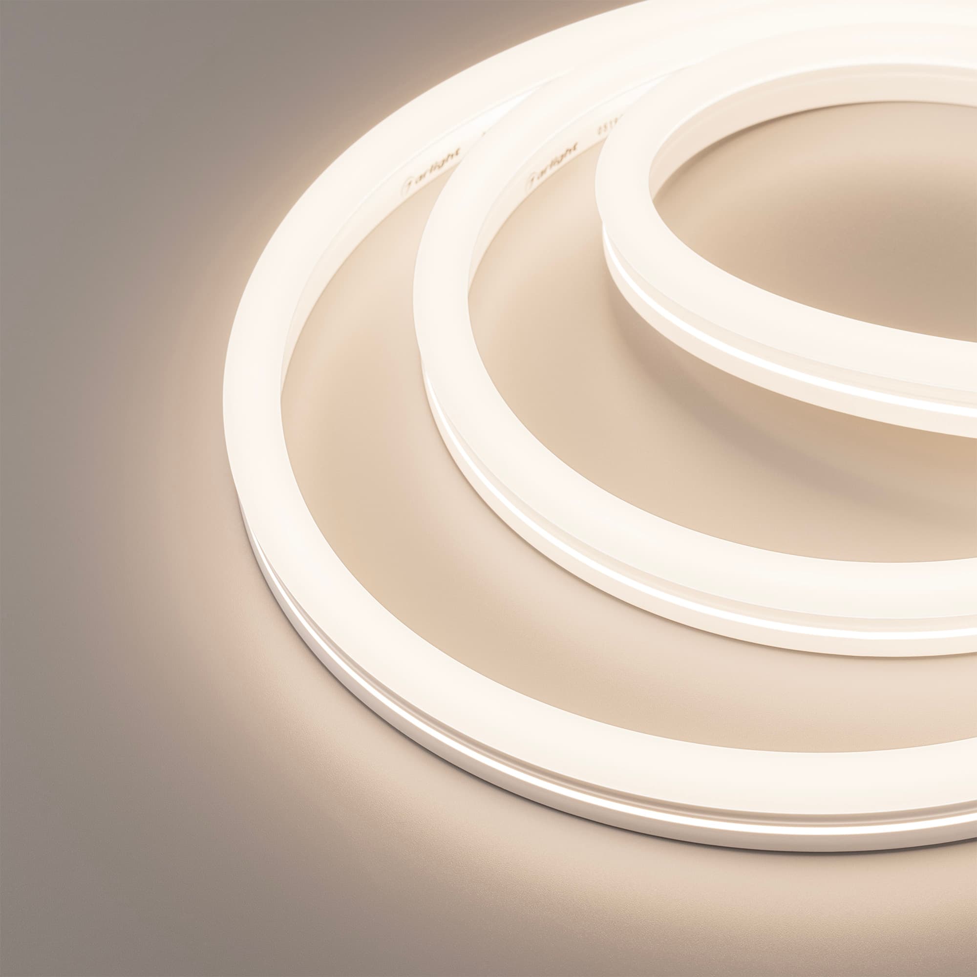 Светодиодная лента герметичная MOONLIGHT-SIDE-X336-12x24mm 230V Day4000 (11 W/m, IP65, 50m, wire x1) (Arlight, Грибовидная форма) 051903