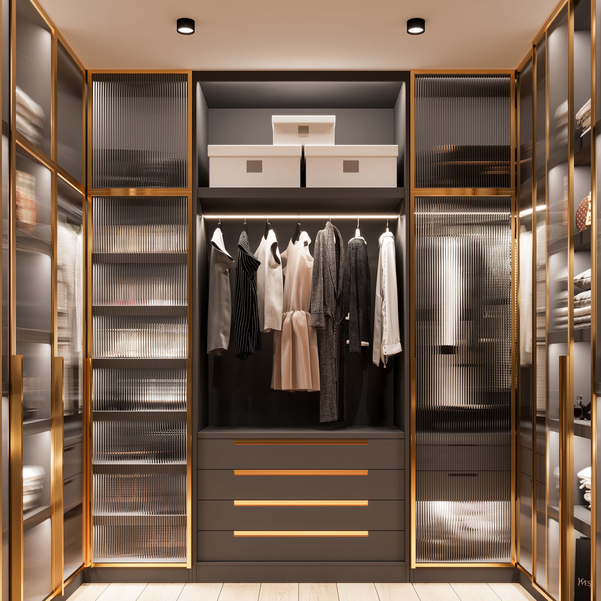 Профиль WARDROBE-1930-2000 ANOD BLACK (Arlight, Алюминий) 054943 — фото 4