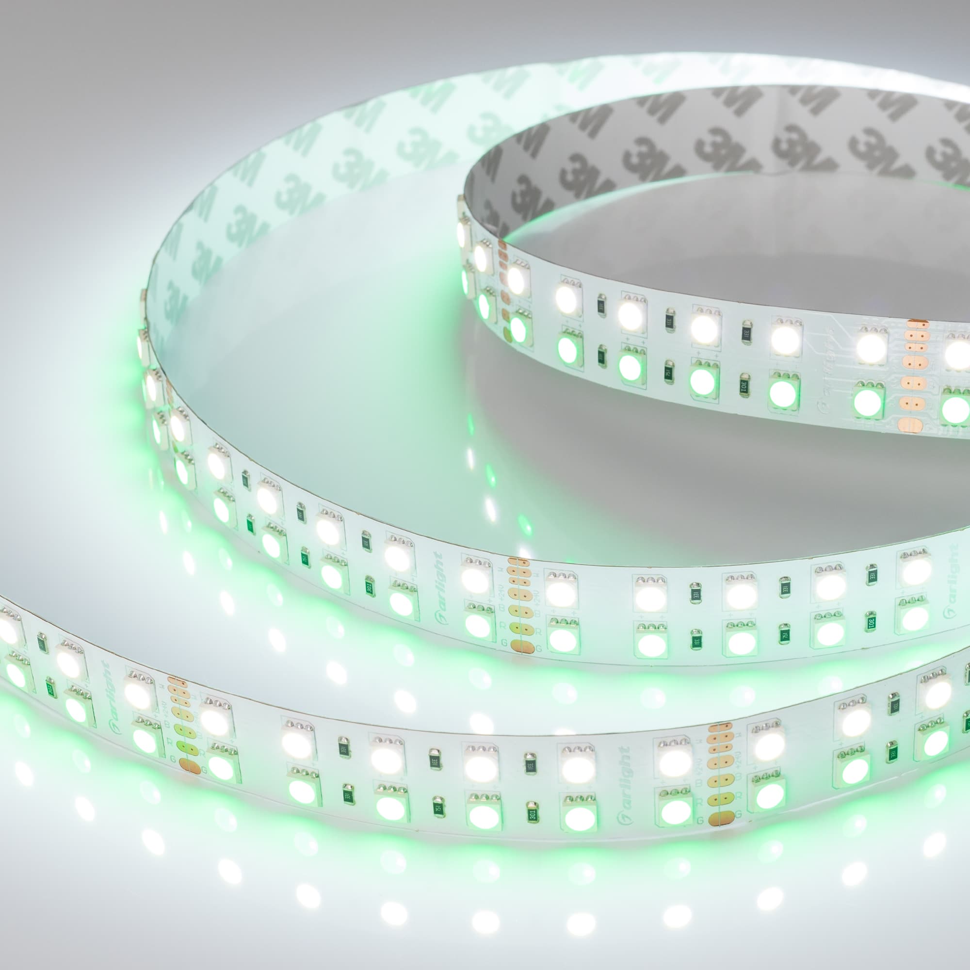 Светодиодная лента RT-B144-19mm 24V RGBW-White (32 W/m, IP20, 5060, 5m) (Arlight, 32 Вт/м, IP20) 011823(2) — фото 8